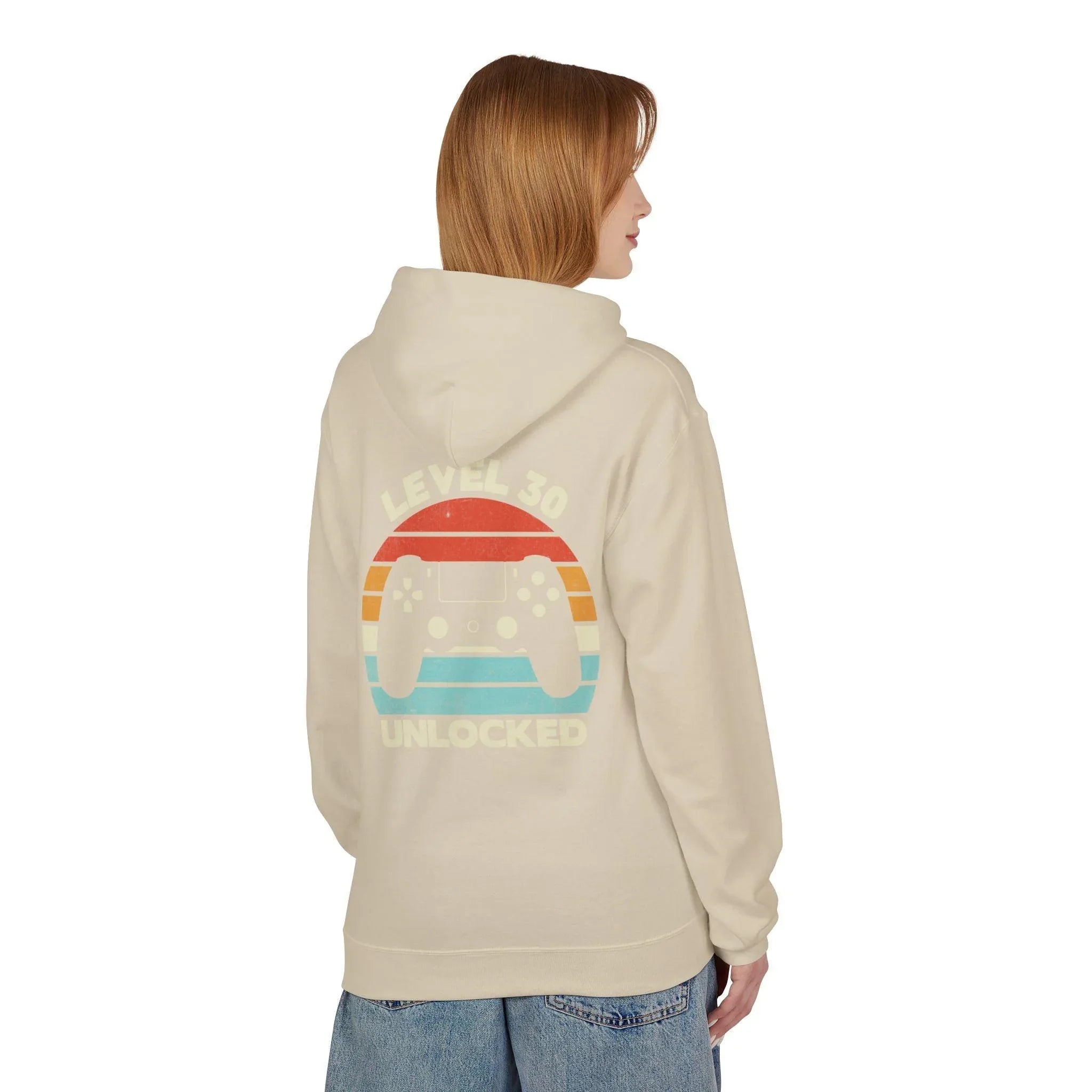 Level Up Your Style: Retro Gaming Fleece Hoodie with Comfort and Charm