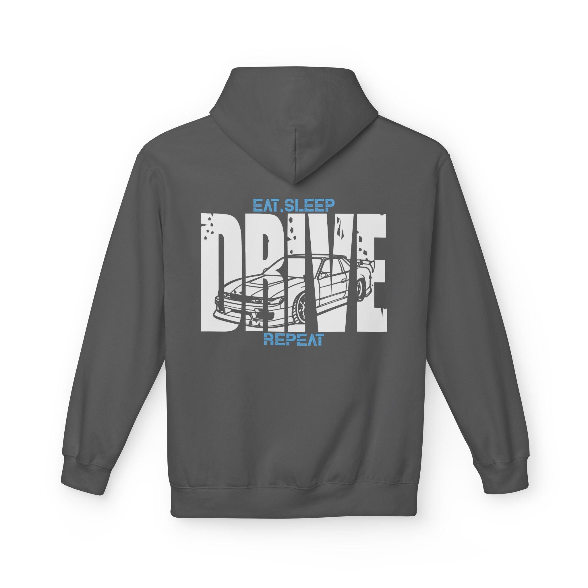 Nissan 240sx S13 Silvia DRIVE Fleece Hoodie - Ultimate Comfort & Style