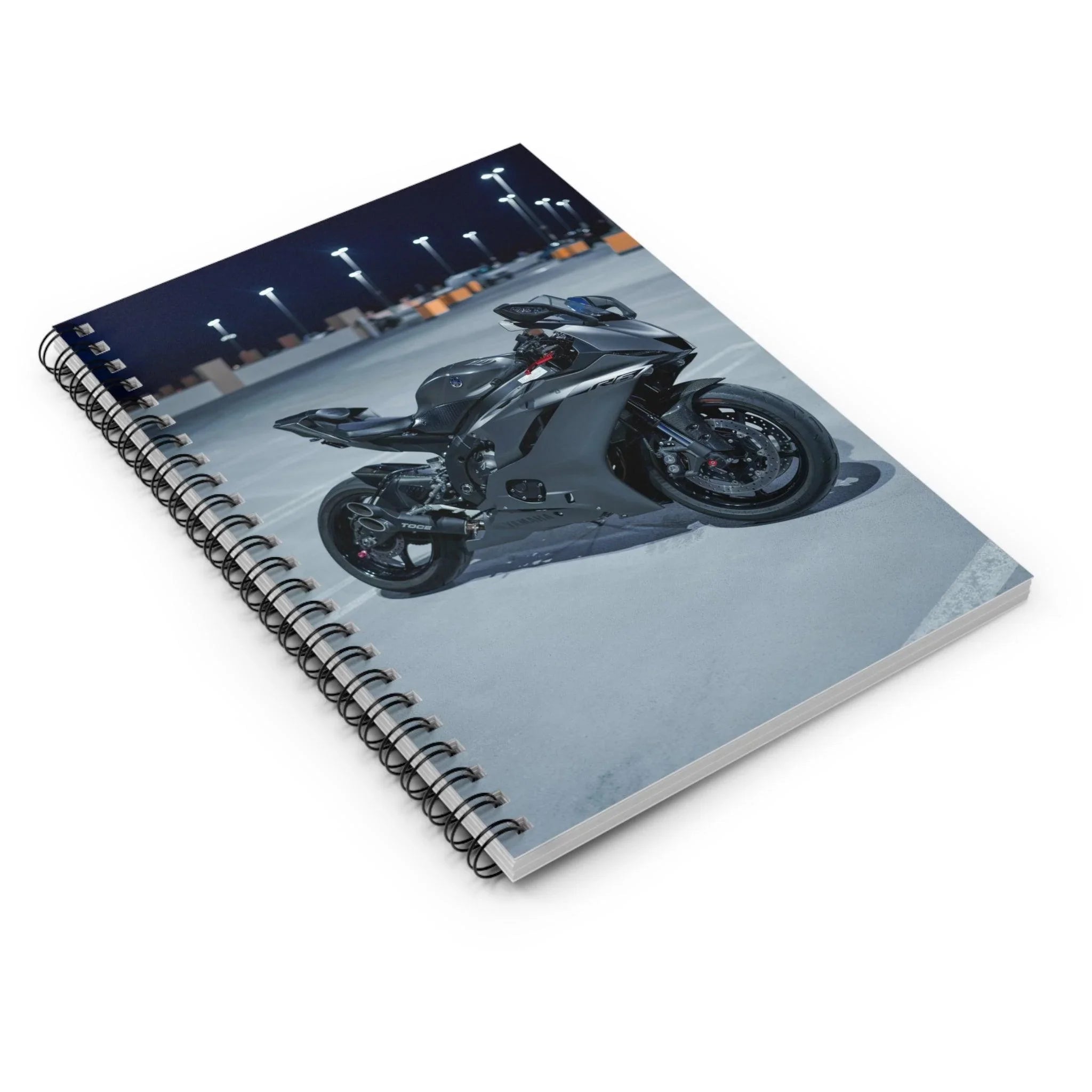 Yamaha R6 Motorcycle Spiral Notebook #005 - Throttle Designs