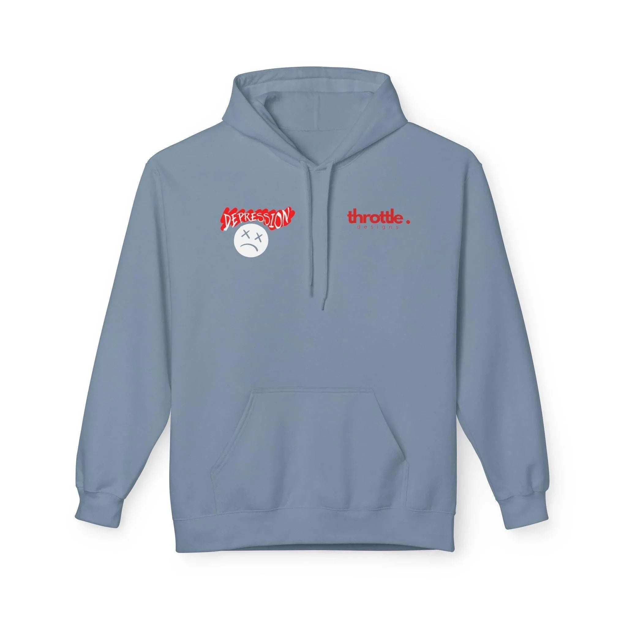 Empower Your Style: Fight Depression Fleece Hoodie for Ultimate Comfort