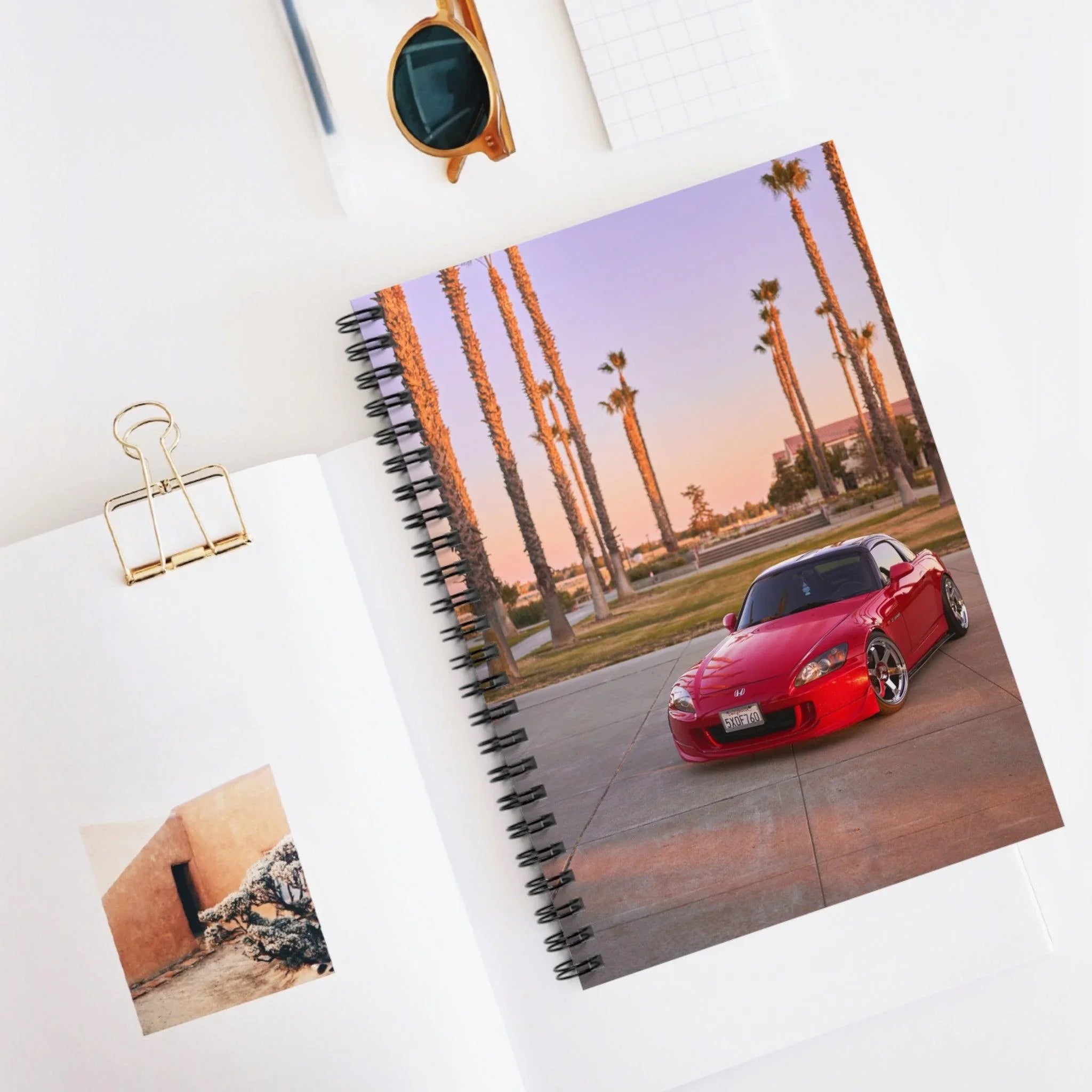 Honda S2000 Automotive Spiral Notebook #022 - Throttle Designs