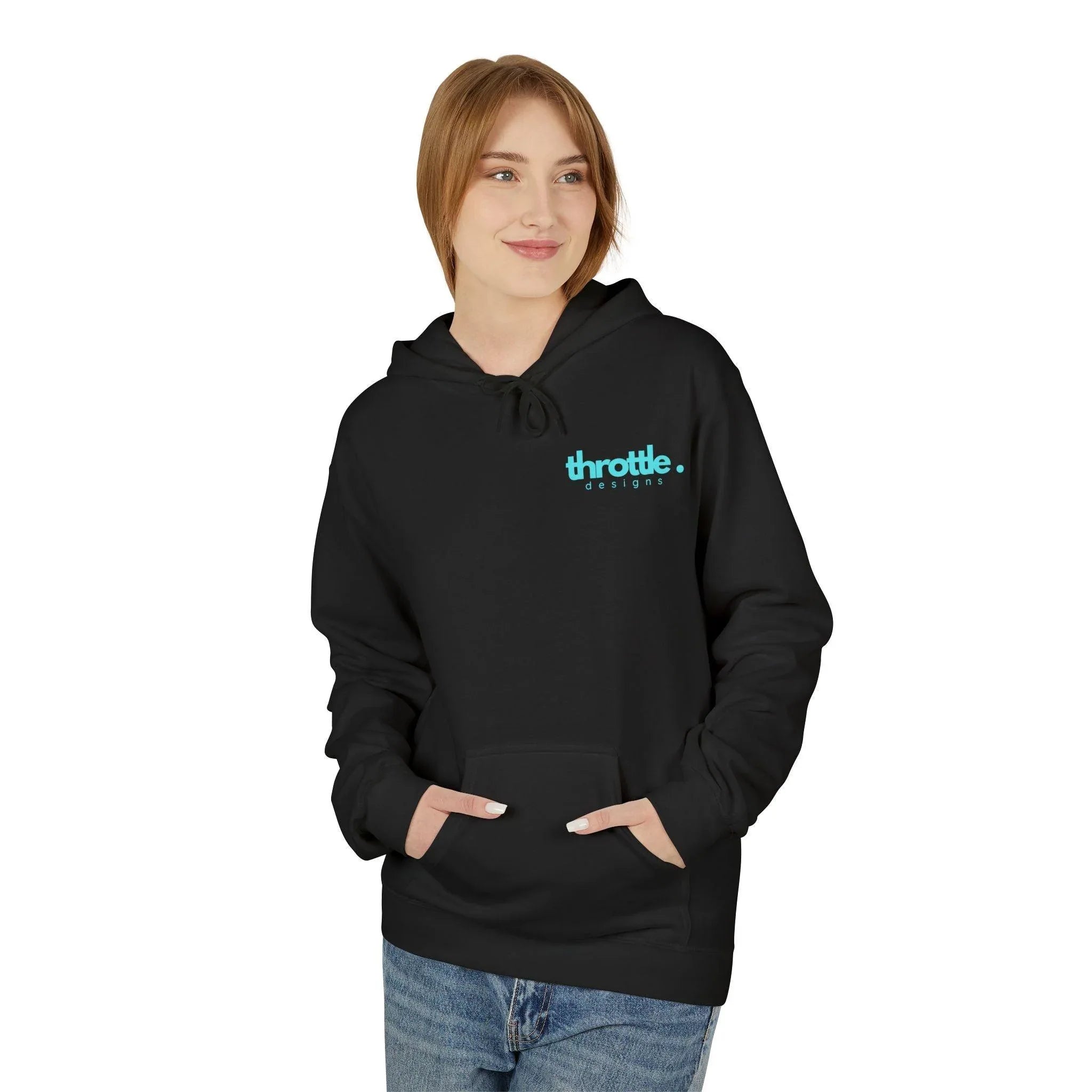 Cozy "But First Coffee" Fleece Hoodie for Coffee Lovers