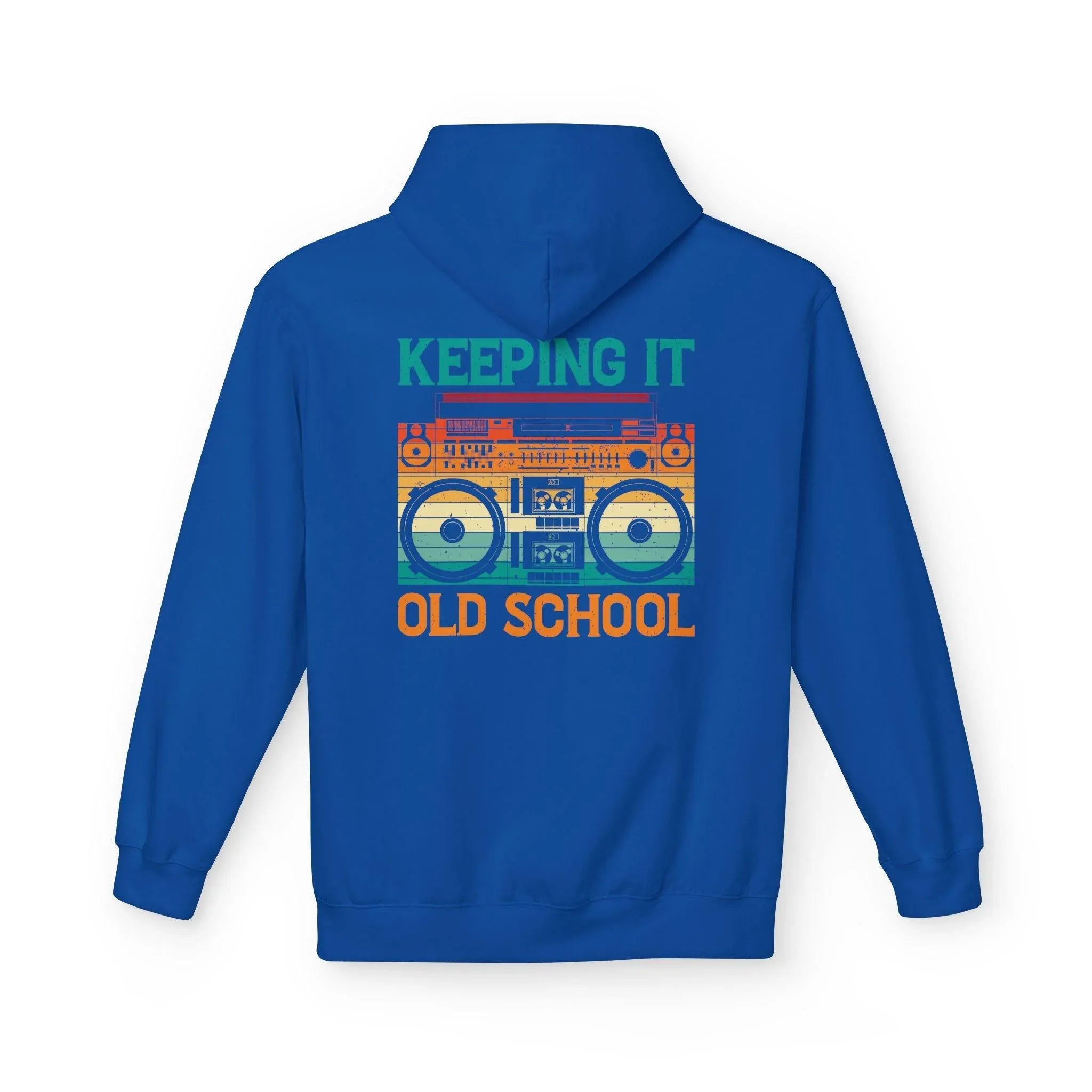 Ultimate Comfort Premium Old School Boombox Fleece Hoodie