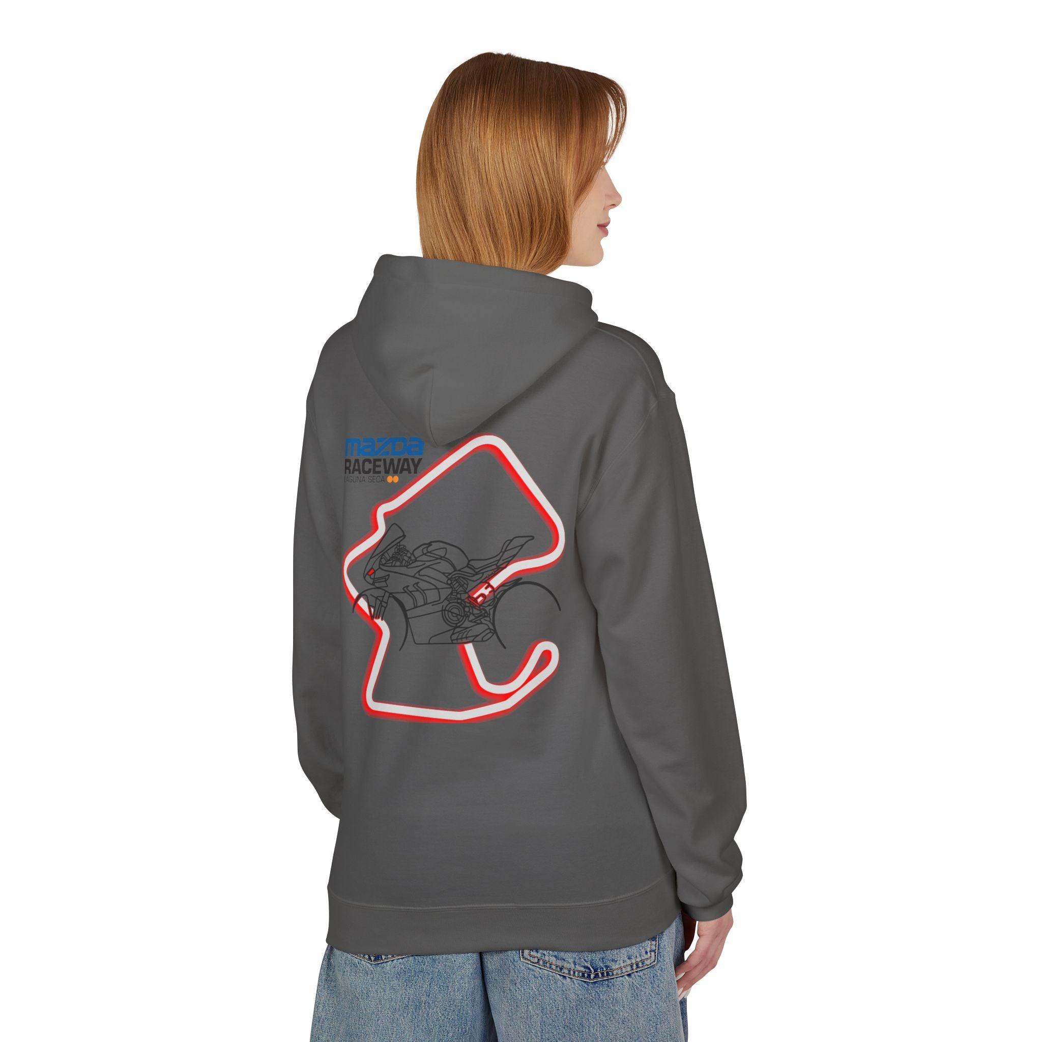 Ducati Panigale V4 SP Laguna Seca Hoodie - Red Edition for Comfort & Style