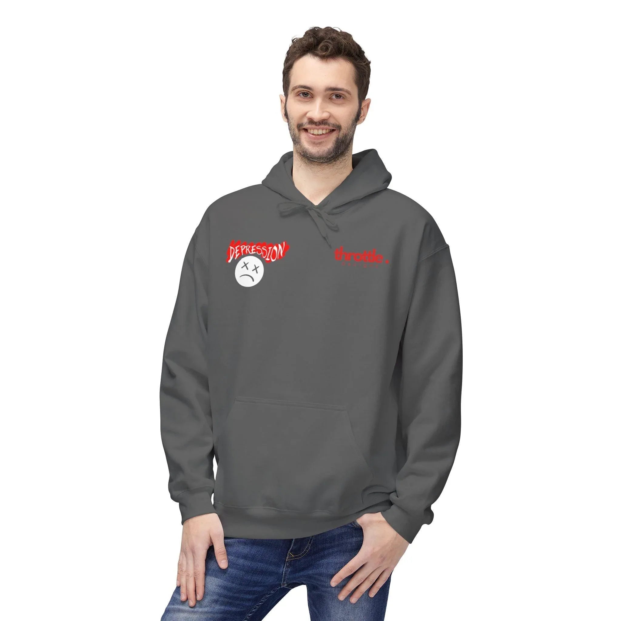 Empower Your Style: Fight Depression Fleece Hoodie for Ultimate Comfort