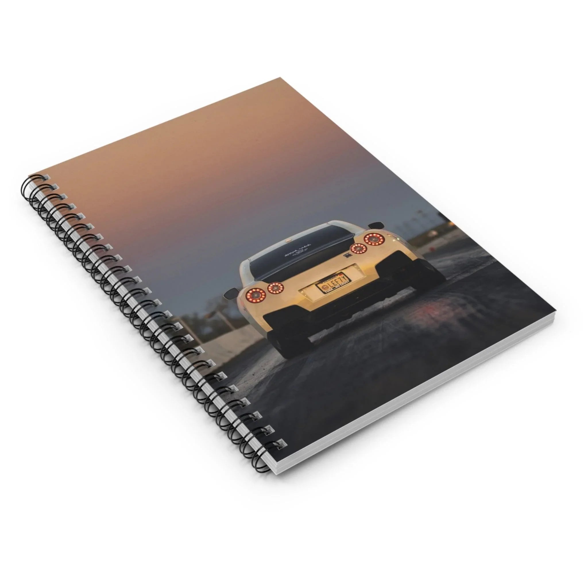 Nissan GTR R35 Automotive Spiral Notebook #007 - Throttle Designs