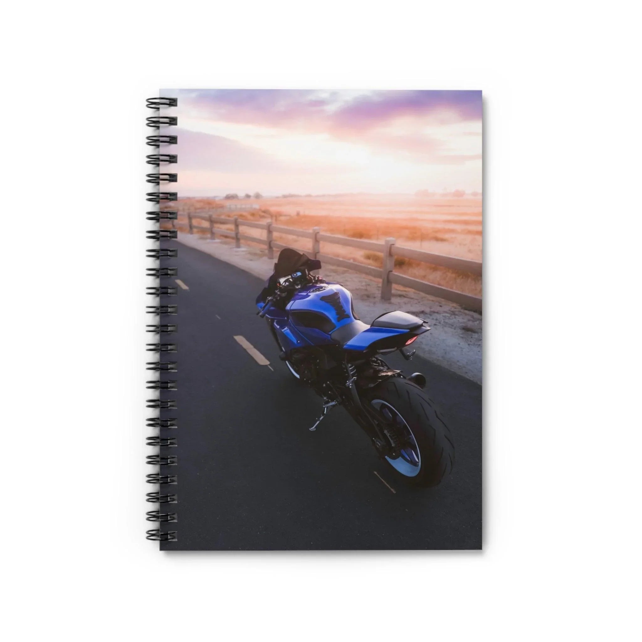 Yamaha R1 Motorcycle Spiral Notebook #009 - Throttle Designs