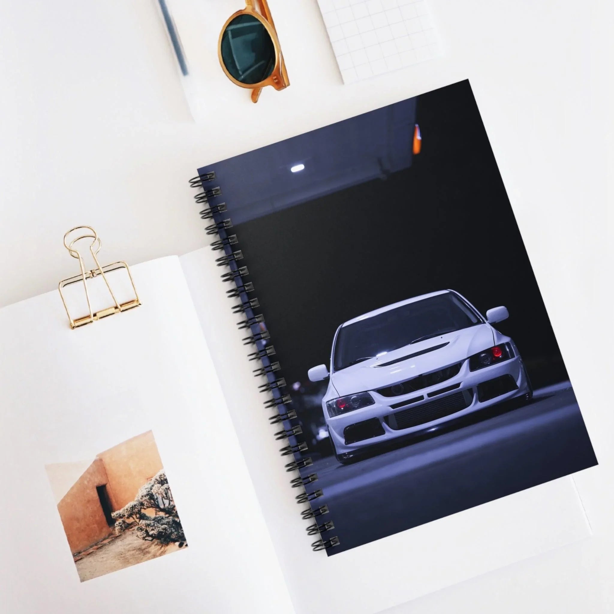 Mitsubishi Evo 8 Automotive Spiral Notebook #009 - Throttle Designs