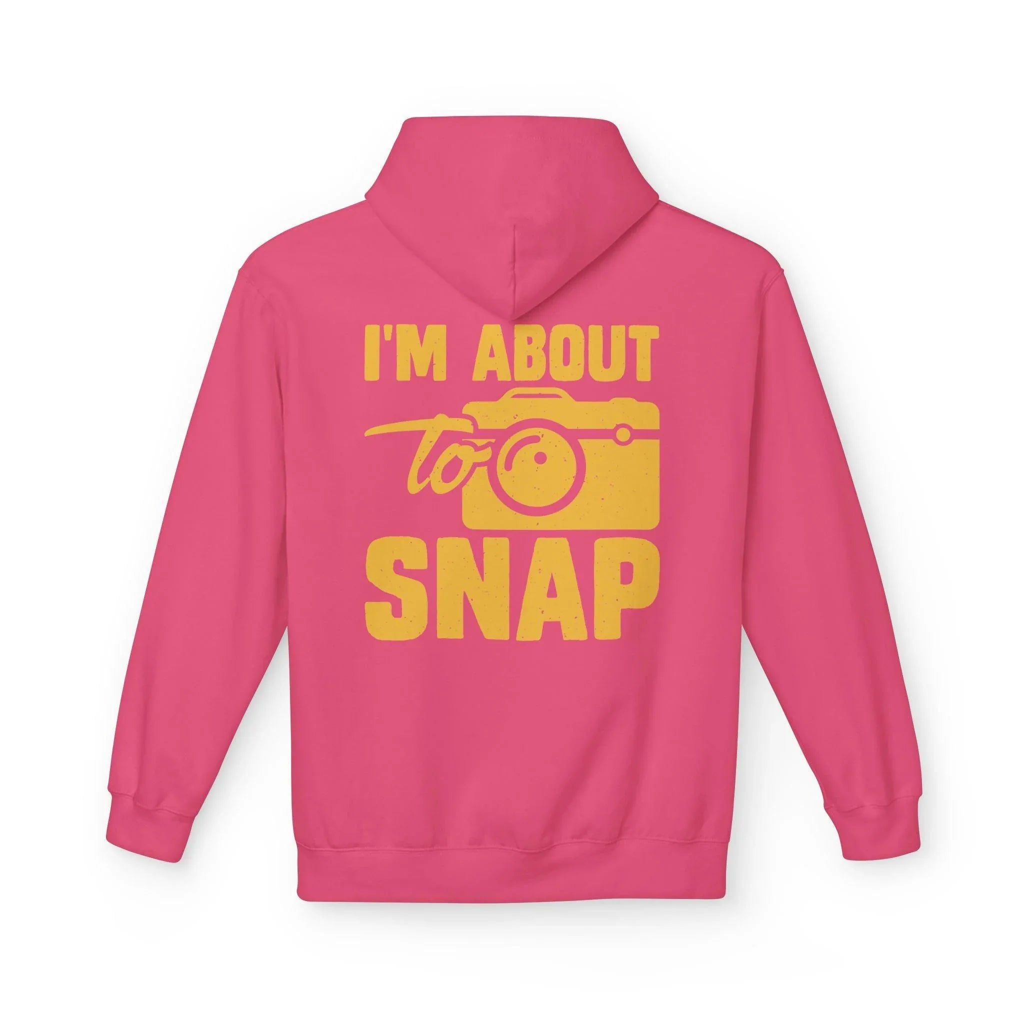 "I'm About to Snap" Exclusive Fleece Hoodie for Passionate Photographers