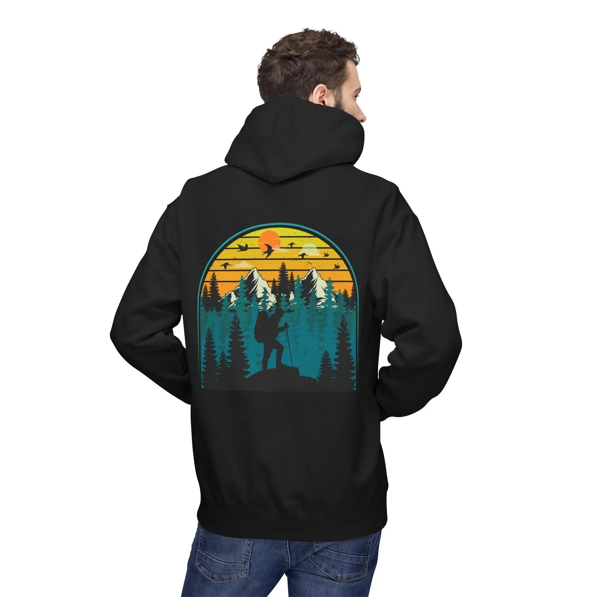 Ultimate Retro Outdoor Fleece Hoodie for Adventurers