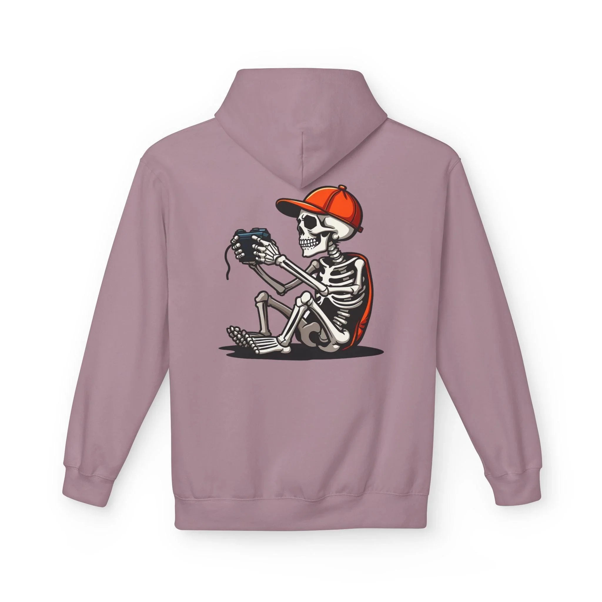 Ultimate Skeleton Gamer Fleece Pullover Hoodie for Comfort and Style