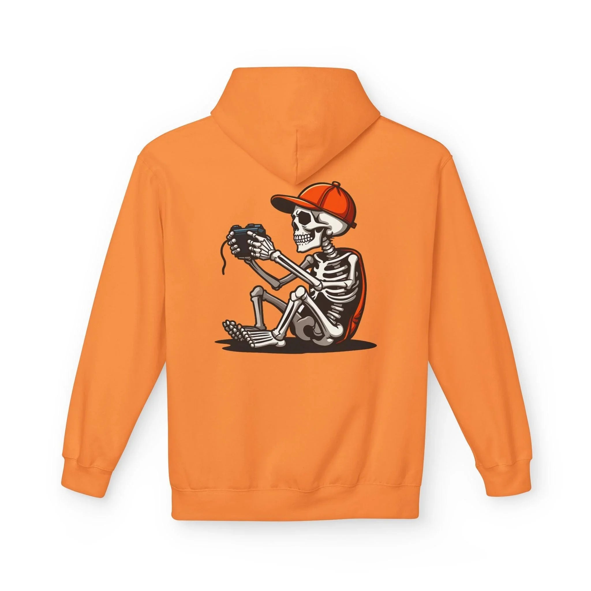 Ultimate Skeleton Gamer Fleece Pullover Hoodie for Comfort and Style