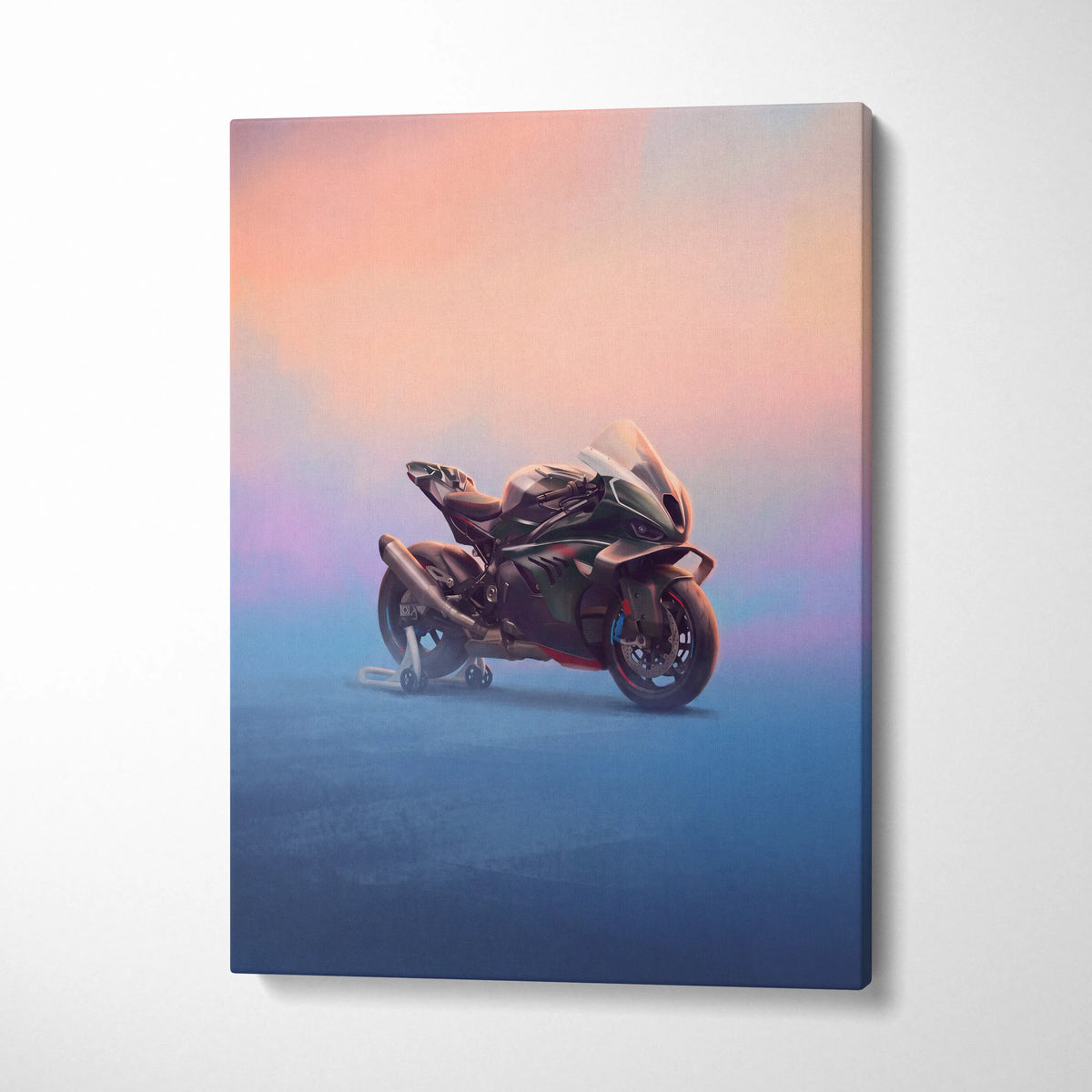 BMW M1000RR Limited Edition Isle of Man TT Inspired Supersport Wall Art, Superbike Canvas Print & Racing Poster