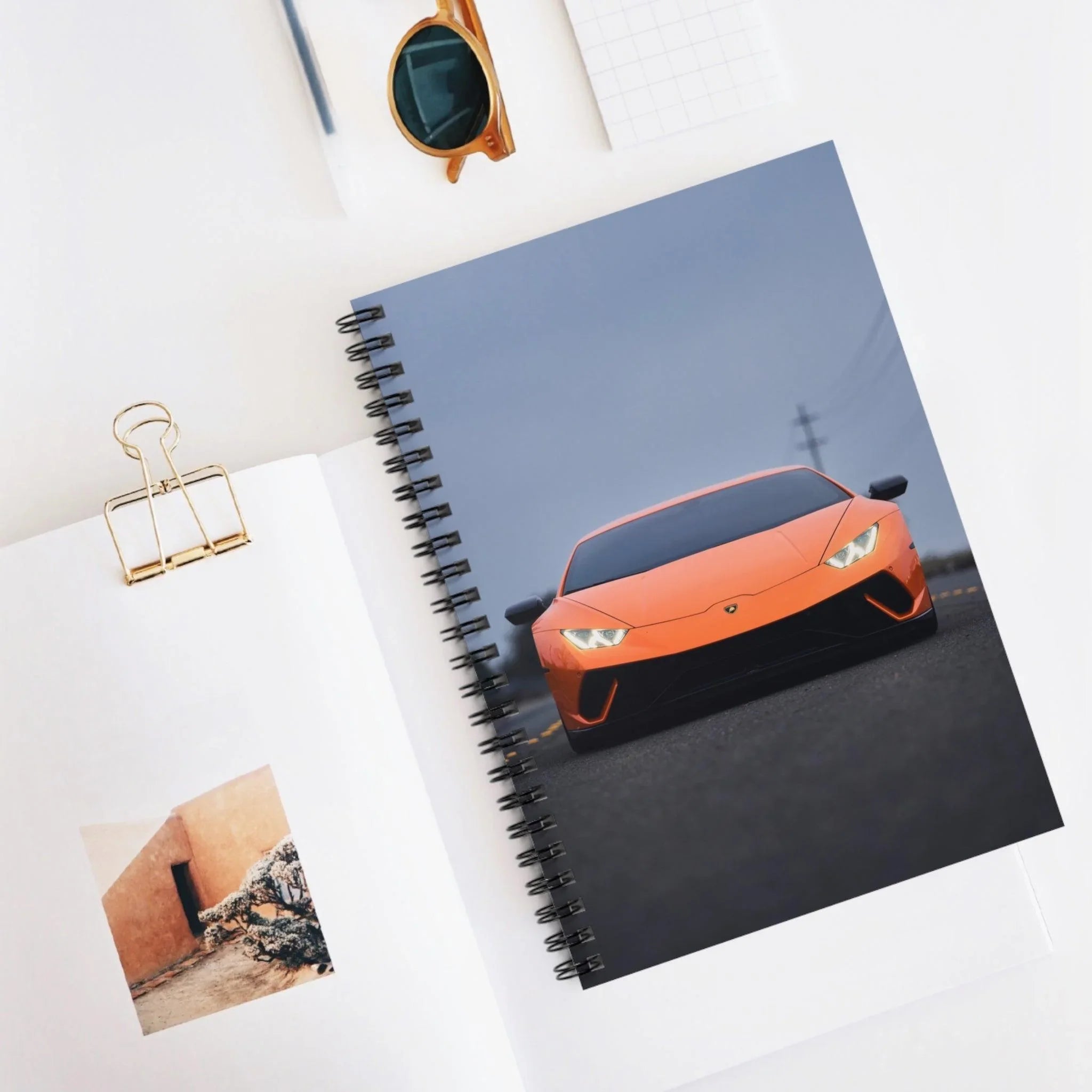 Lamborghini Huracan Automotive Spiral Notebook #009 - Throttle Designs