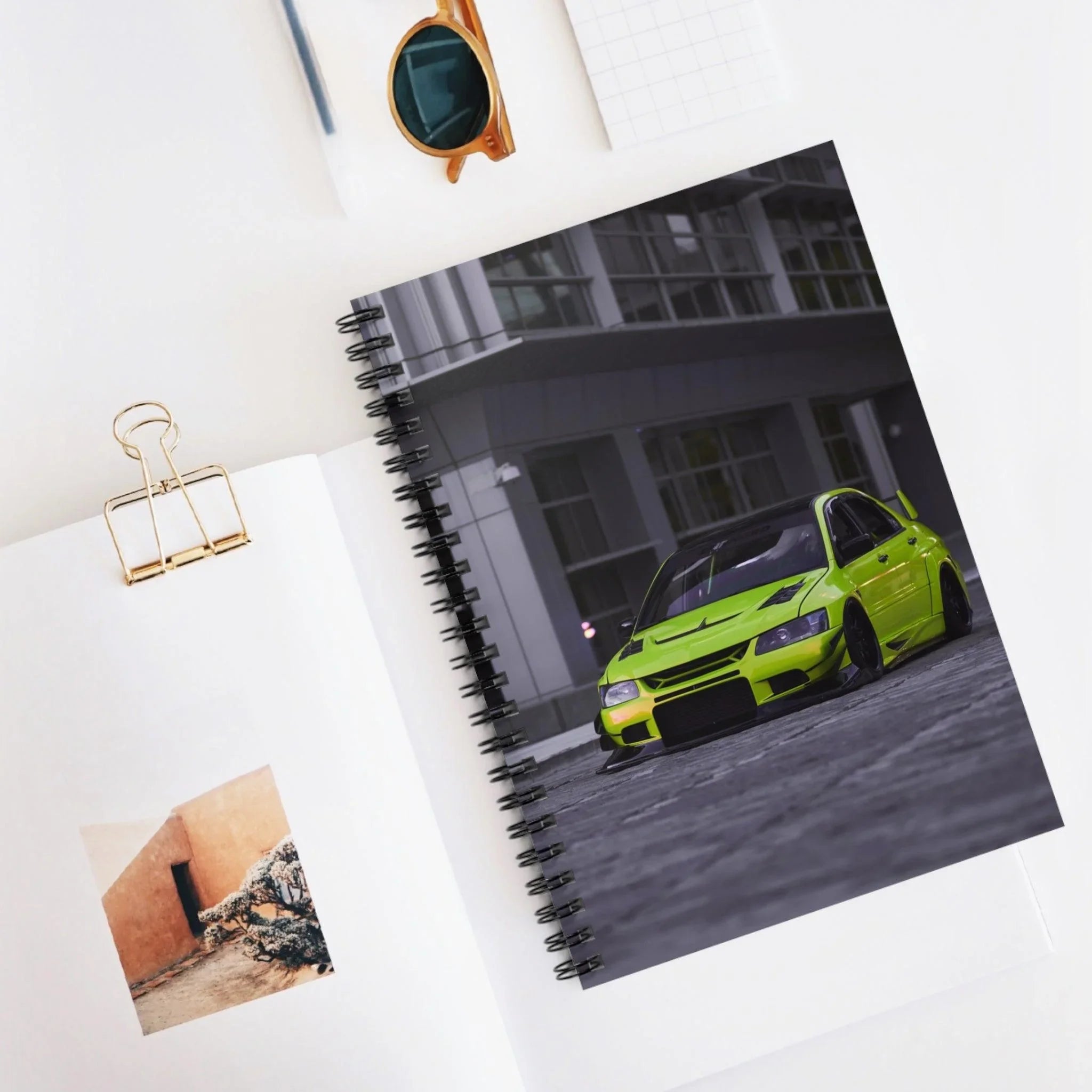 Mitsubishi Evo 9 Automotive Spiral Notebook #003 - Throttle Designs