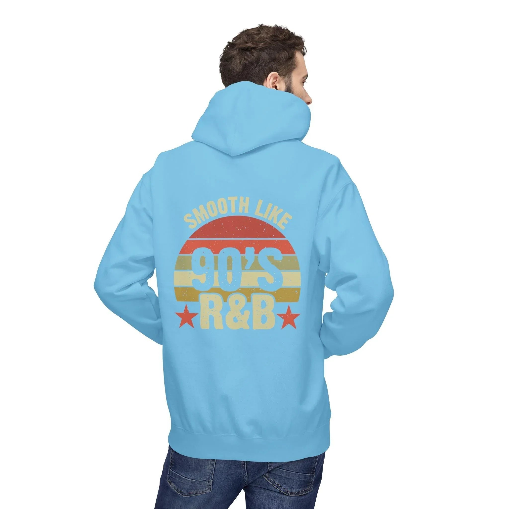 Retro Vibes Fleece Hoodie - Embrace the Comfort of 90's R&B Style