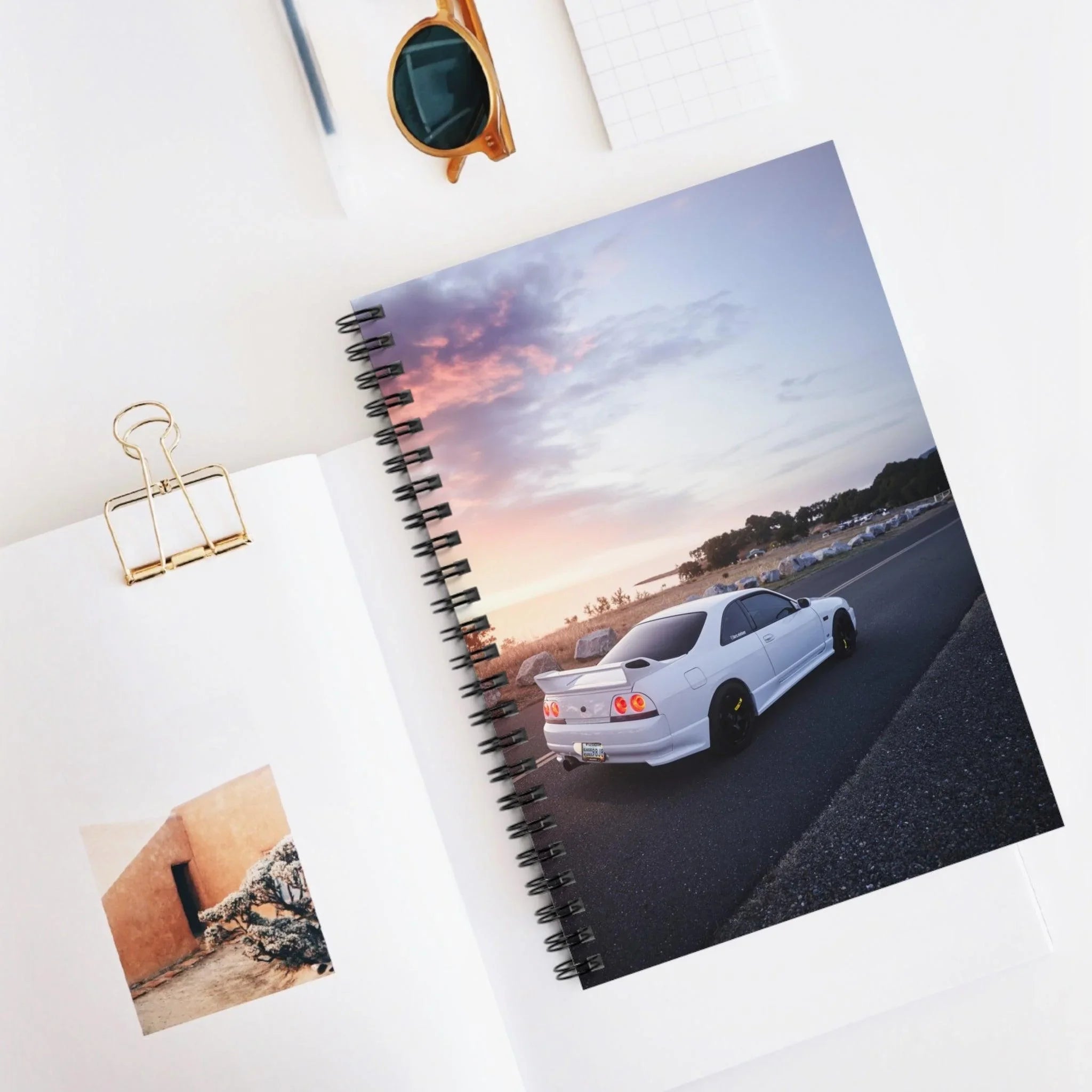 Nissan Skyline R33 GTS-T Automotive Spiral Notebook #006 - Throttle Designs