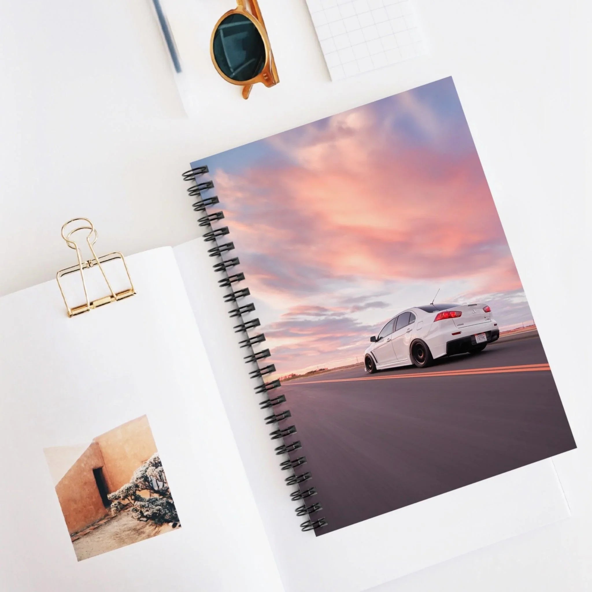 Mitsubishi Evo 10 Automotive Spiral Notebook #012 - Throttle Designs
