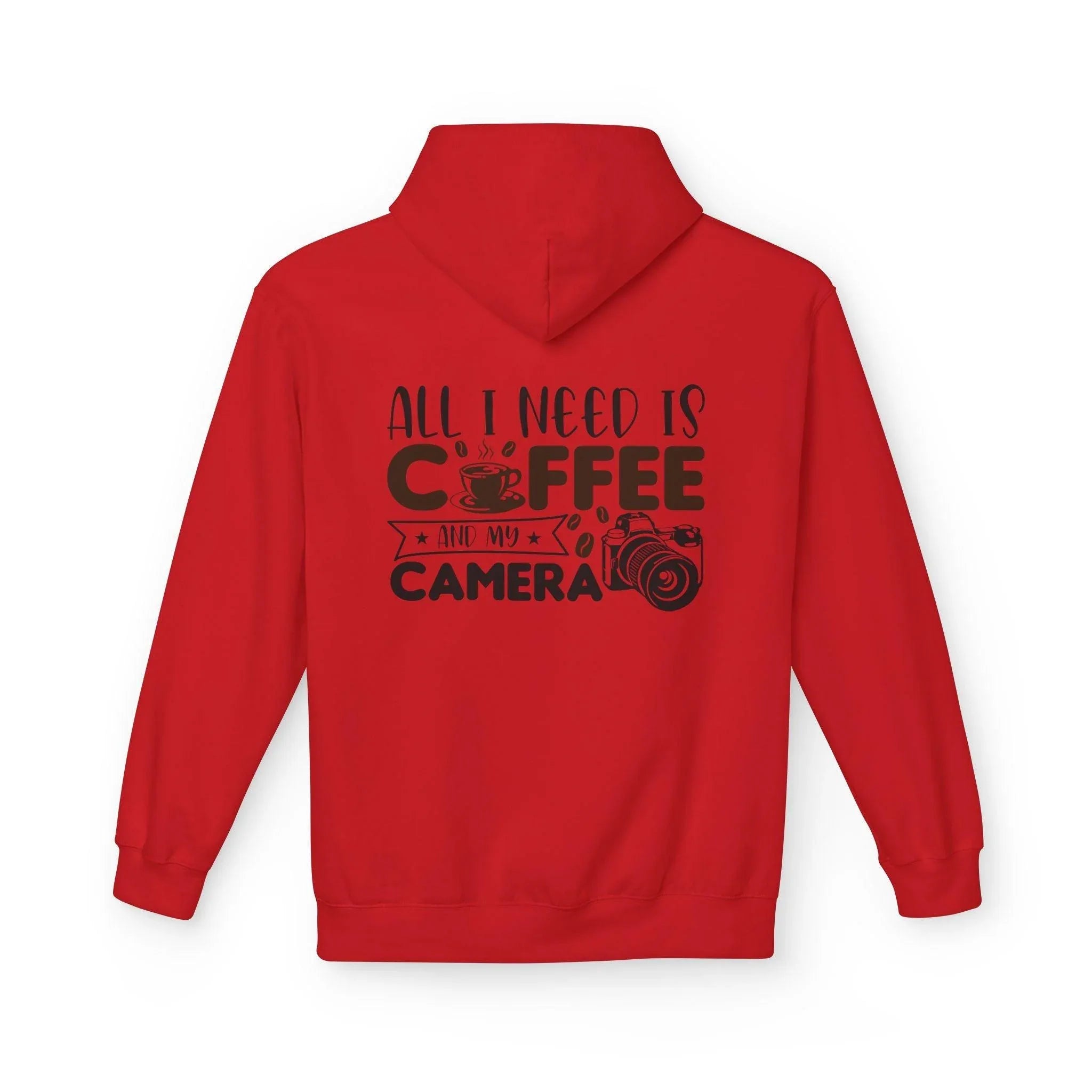 Cozy Photographer's Coffee Fleece Hoodie for Style and Comfort