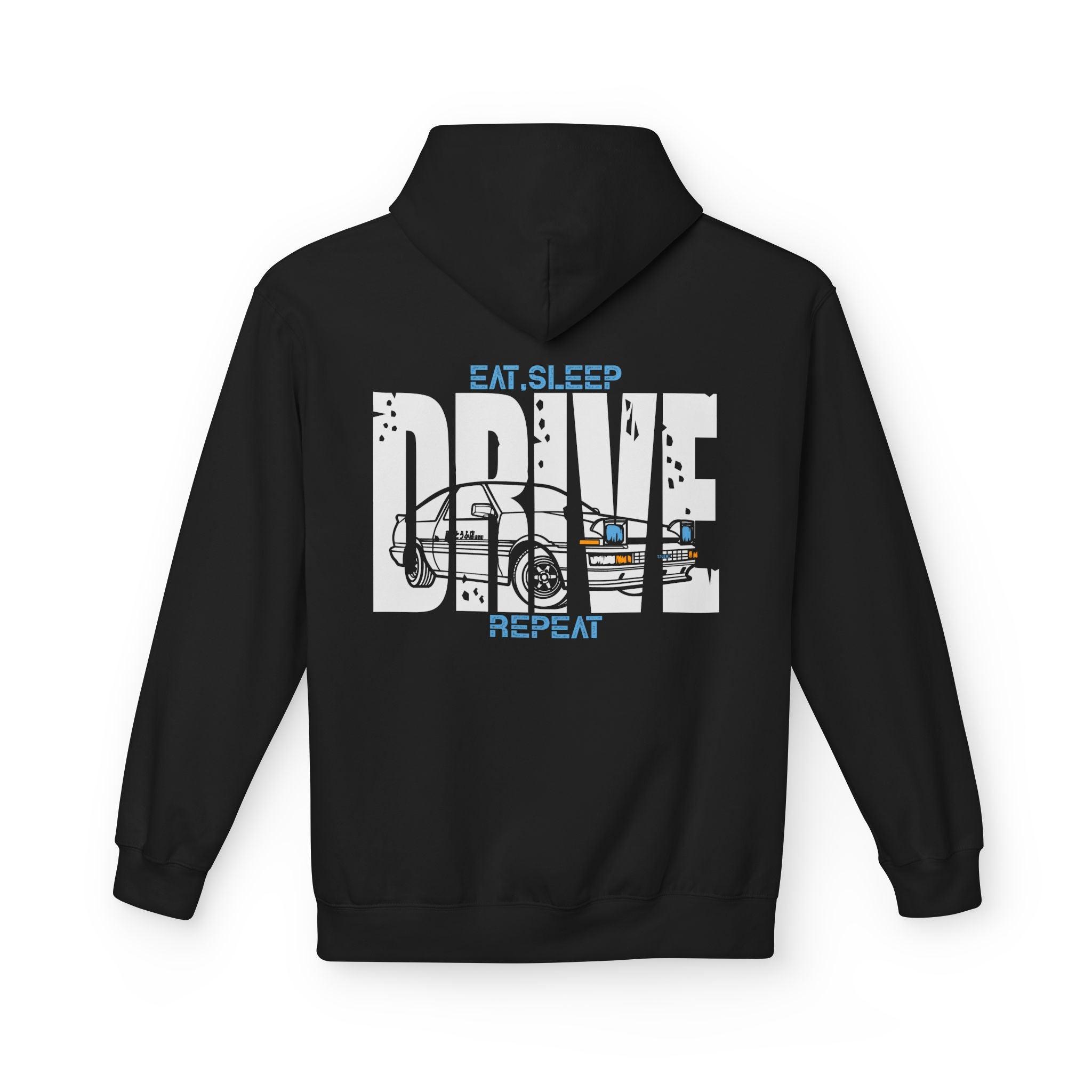 Toyota AE86 Trueno Fleece Hoodie for Car Enthusiasts - Premium Quality