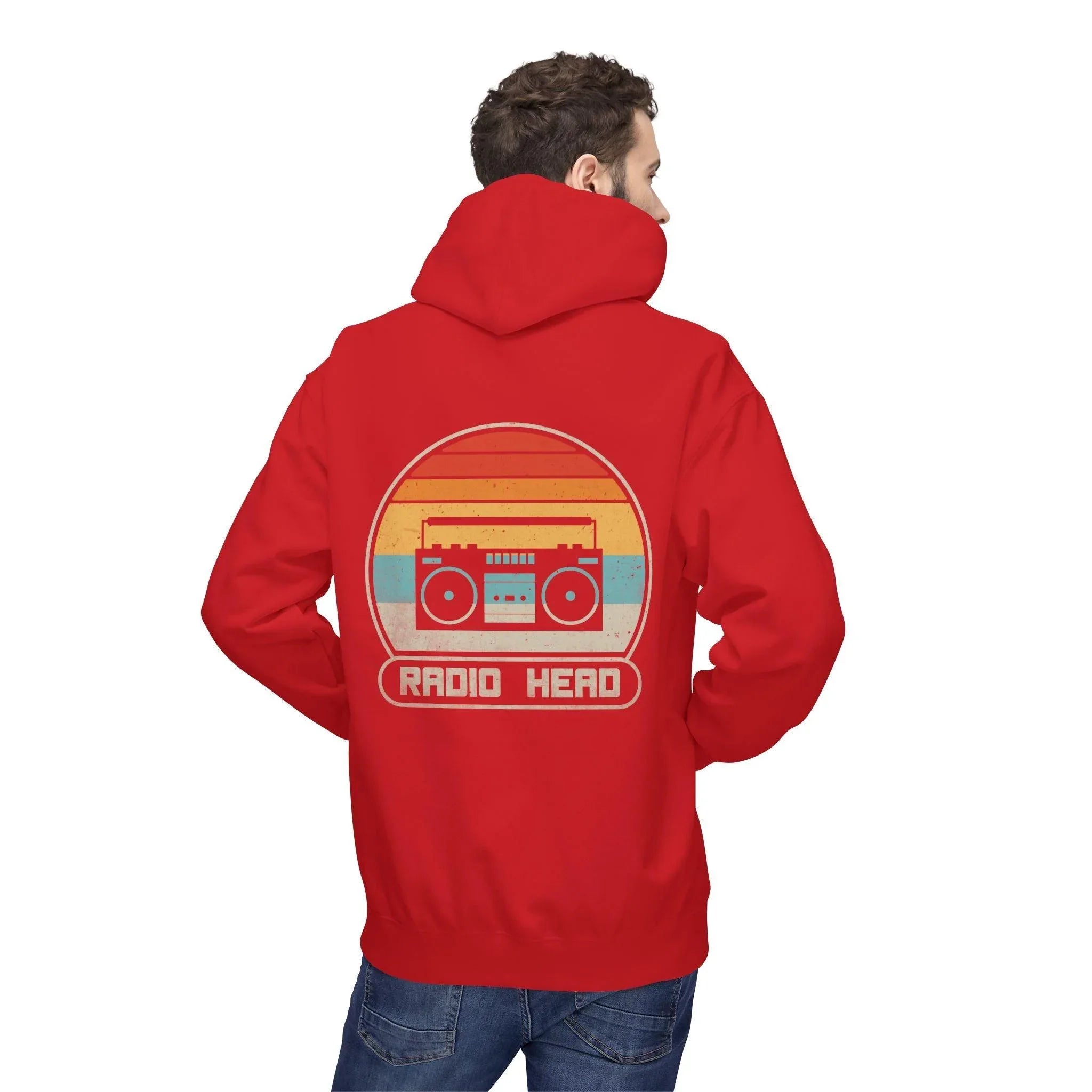 Cozy Vibes Radio Head Fleece Pullover Hoodie