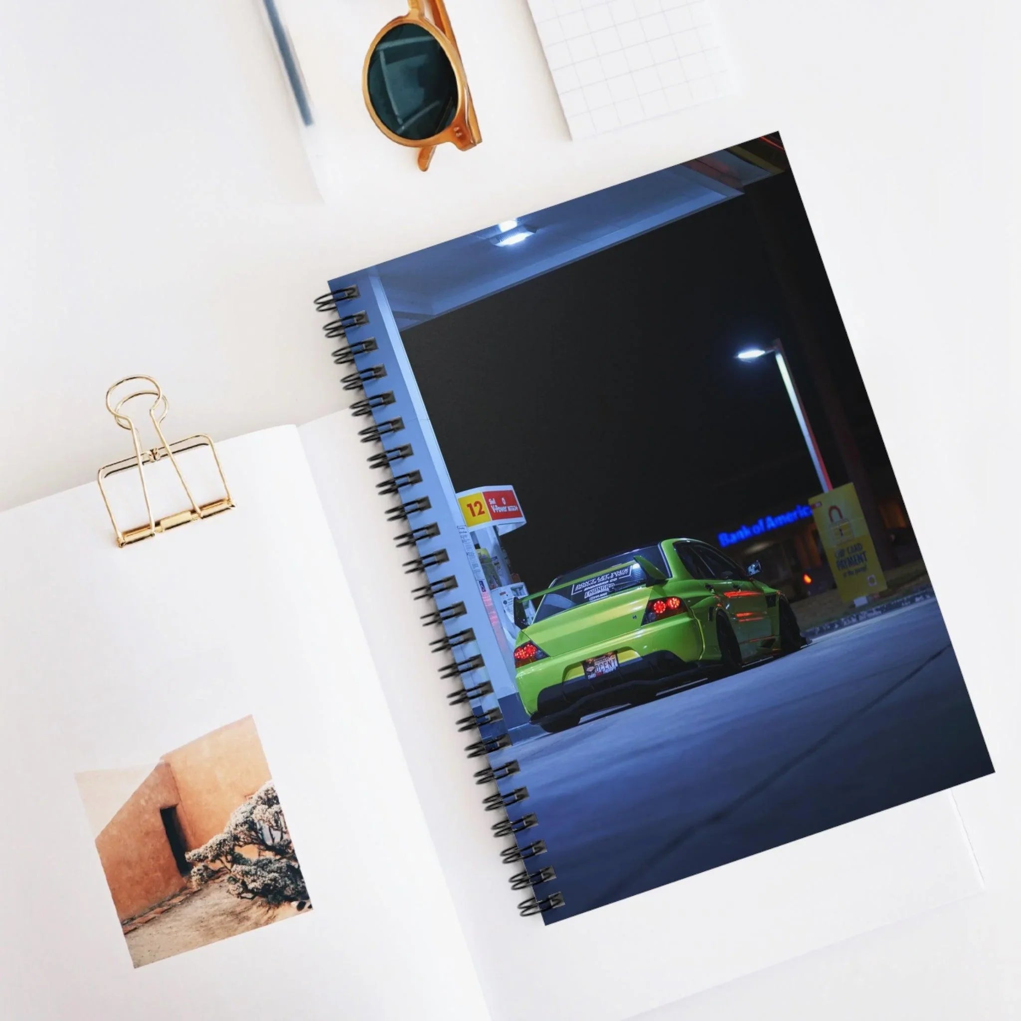 Mitsubishi Evo 9 Automotive Spiral Notebook #001 - Throttle Designs
