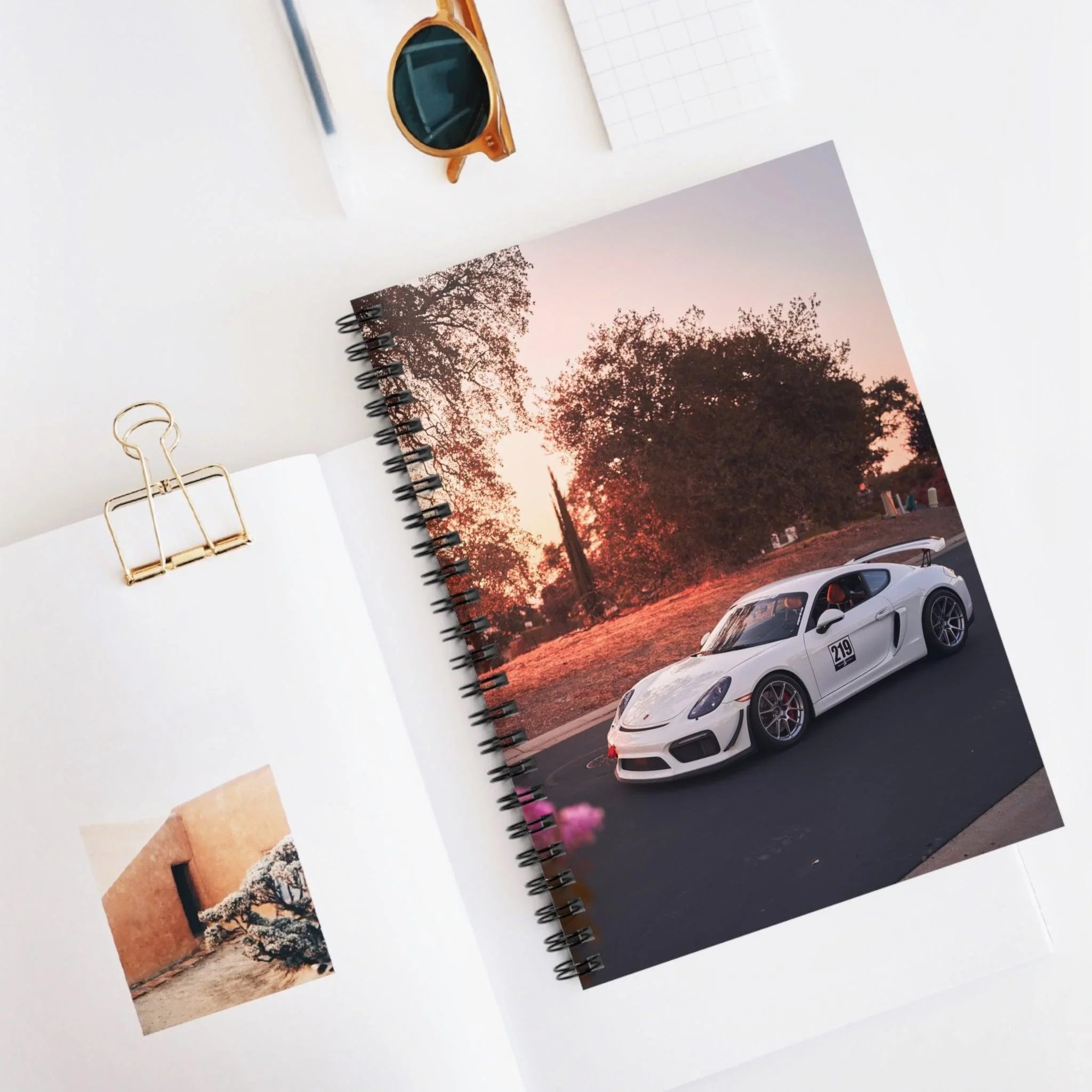Porsche GT4 Automotive Spiral Notebook #008 - Throttle Designs