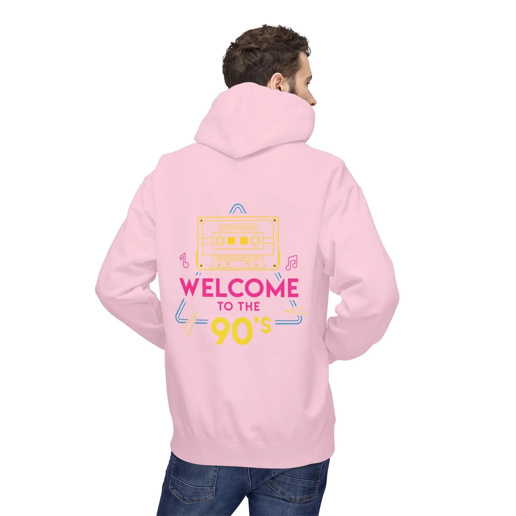 Nostalgic 90's Vibes Premium Fleece Hoodie for Ultimate Comfort