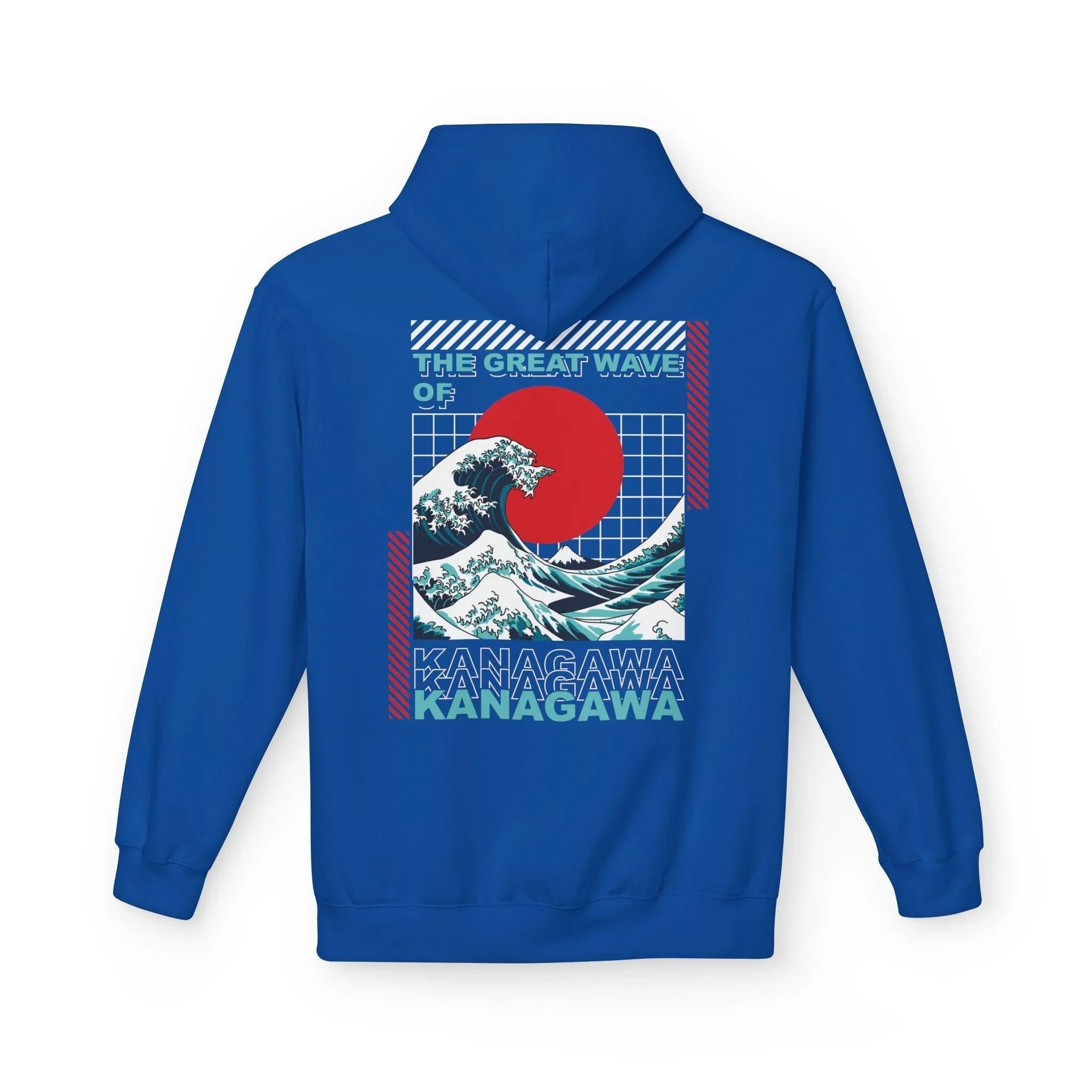 Ultimate Kanagawa Wave Fleece Hoodie: Stylish Japanese Streetwear Comfort