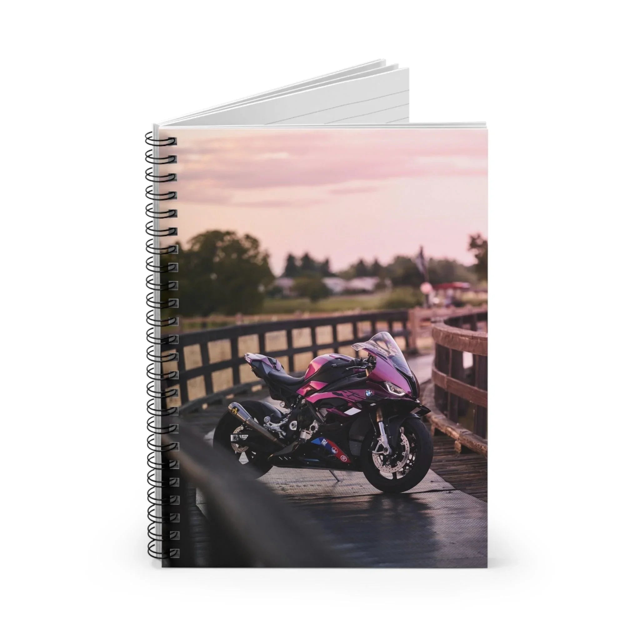 BMW S1000RR Motorcycle Spiral Notebook #037 - Throttle Designs