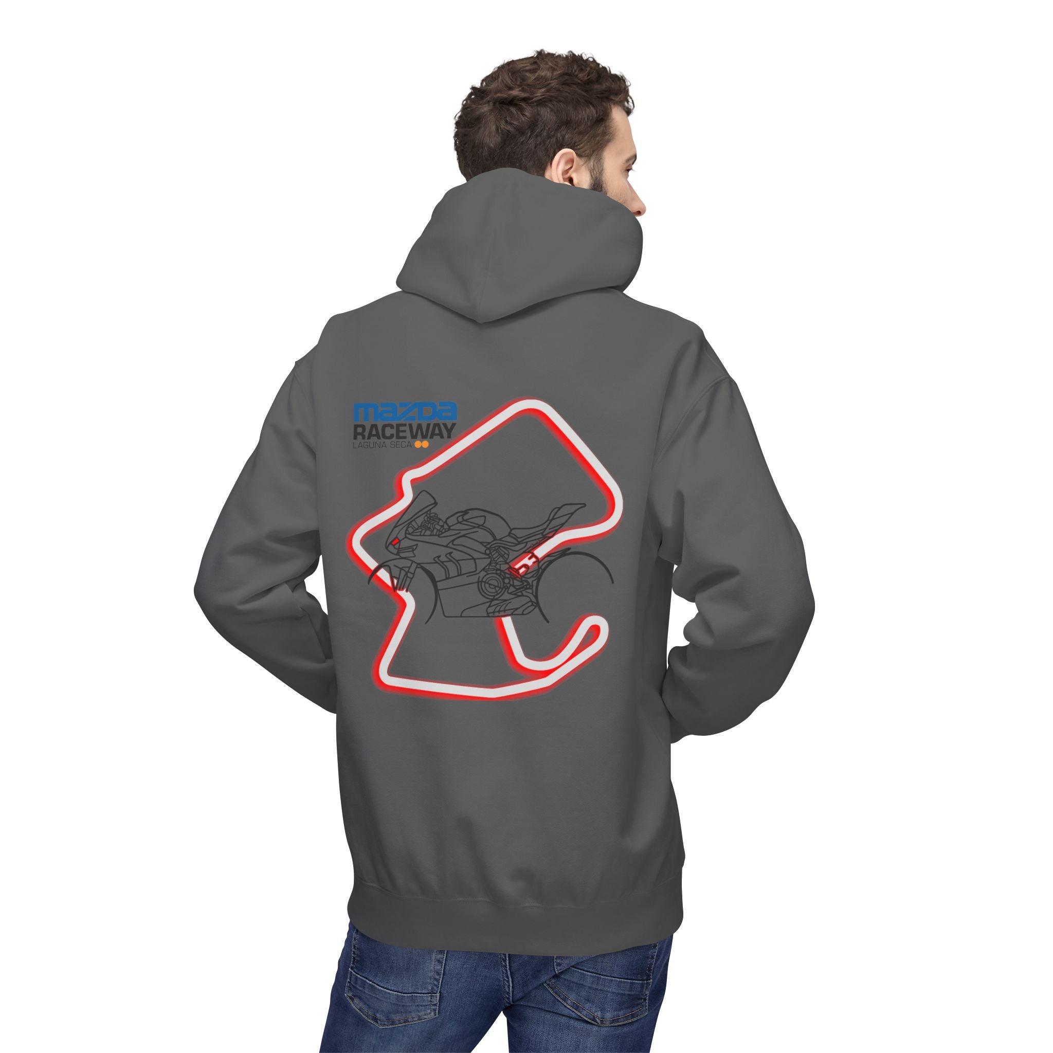 Ducati Panigale V4 SP Laguna Seca Hoodie - Red Edition for Comfort & Style