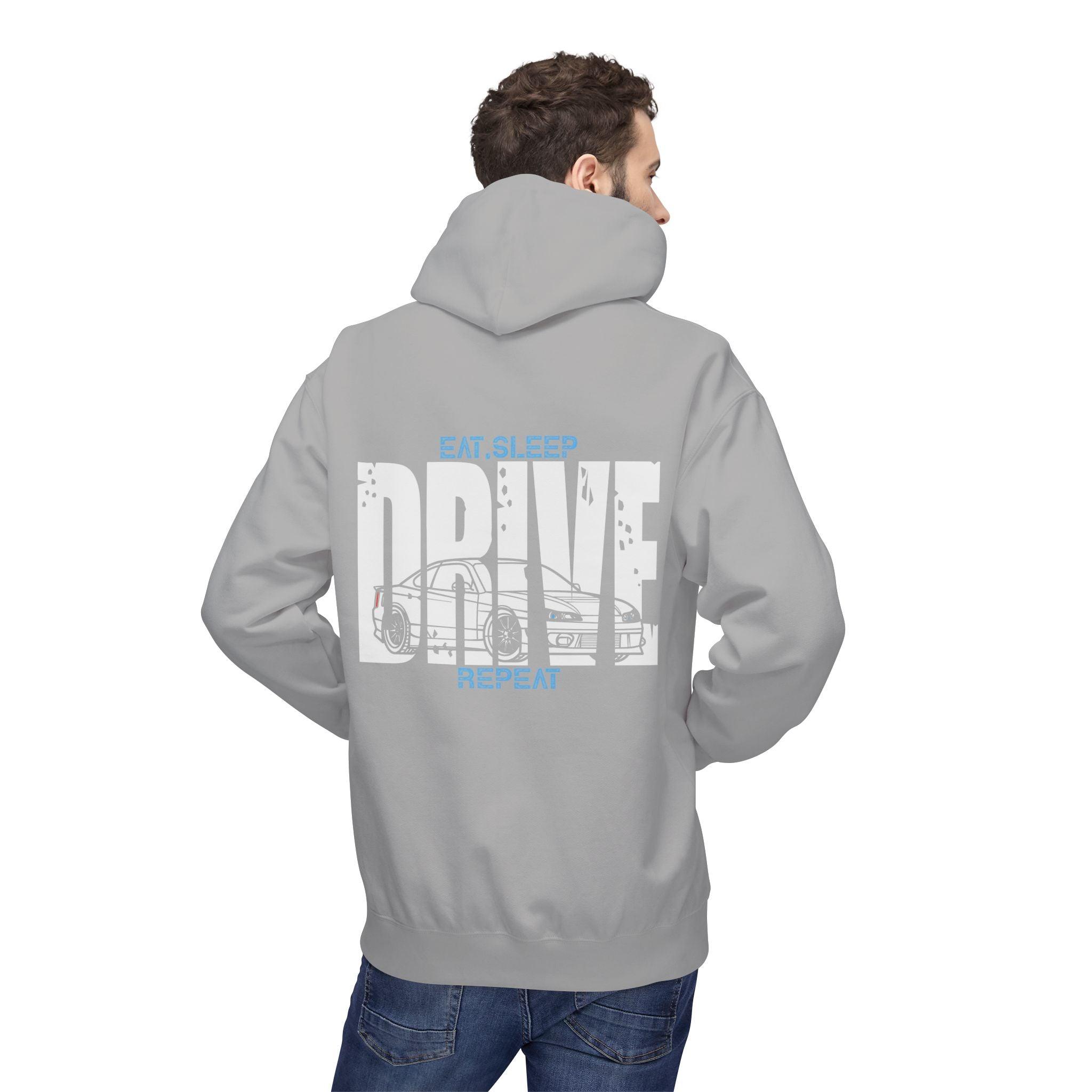 Nissan S15 240sx DRIVE Fleece Hoodie for Car Enthusiasts