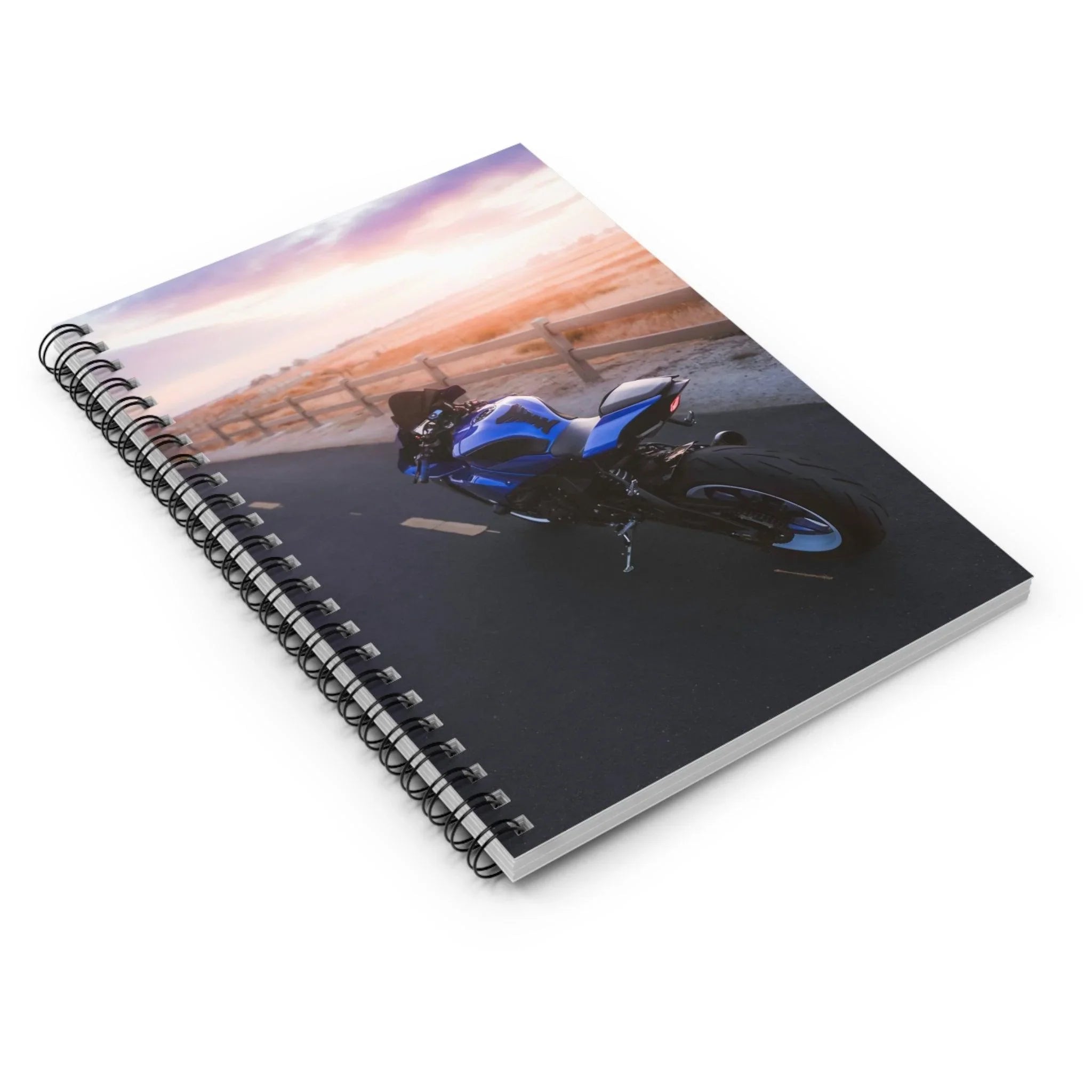 Yamaha R1 Motorcycle Spiral Notebook #009 - Throttle Designs