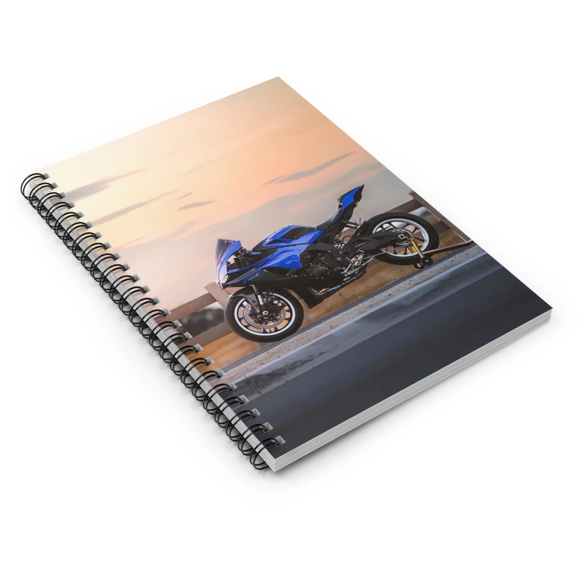 Yamaha R1 Motorcycle Spiral Notebook #015 - Throttle Designs