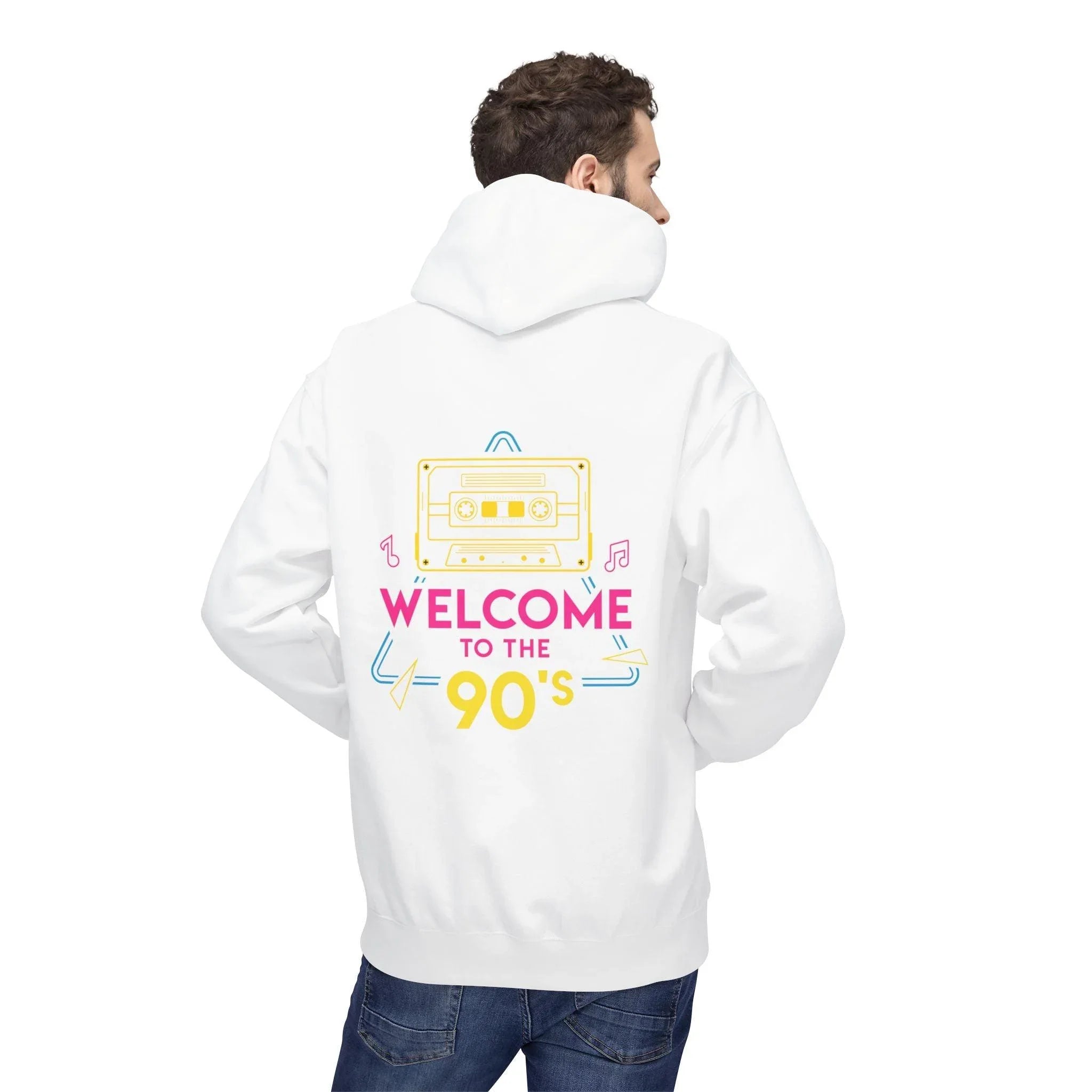 Nostalgic 90's Vibes Premium Fleece Hoodie for Ultimate Comfort