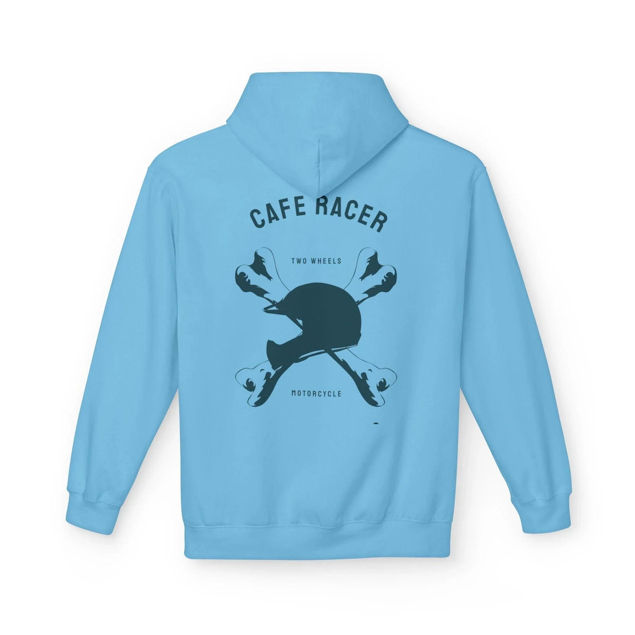 Ultimate Cafe Racer Fleece Hoodie - Embrace the Ride with "Never Stop Riding" Design