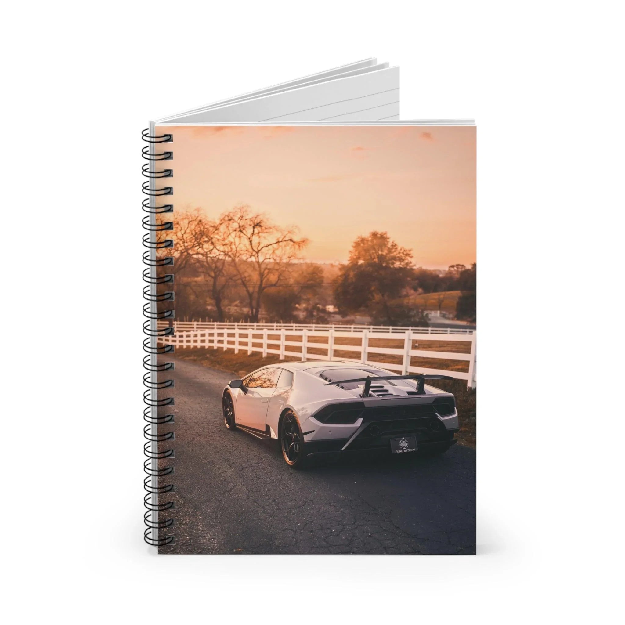 Lamborghini Huracan Automotive Spiral Notebook #042 - Throttle Designs