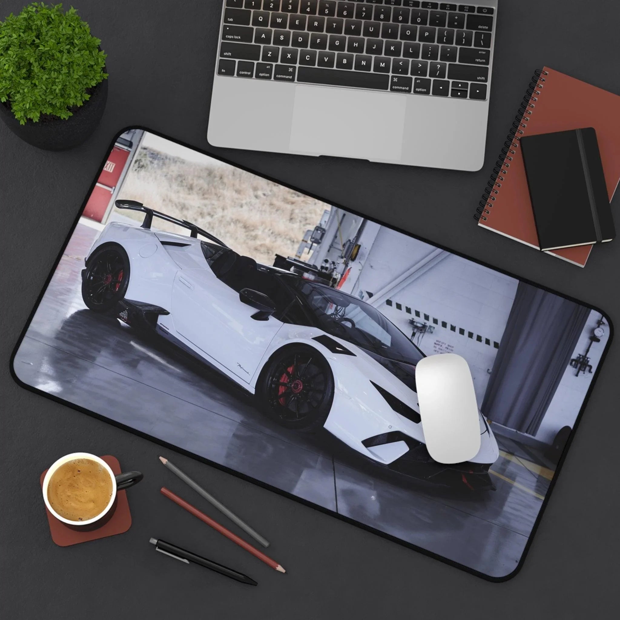 Lamborghini Huracan #101 Luxury Desk Mat Mouse Pad for Car Enthusiasts