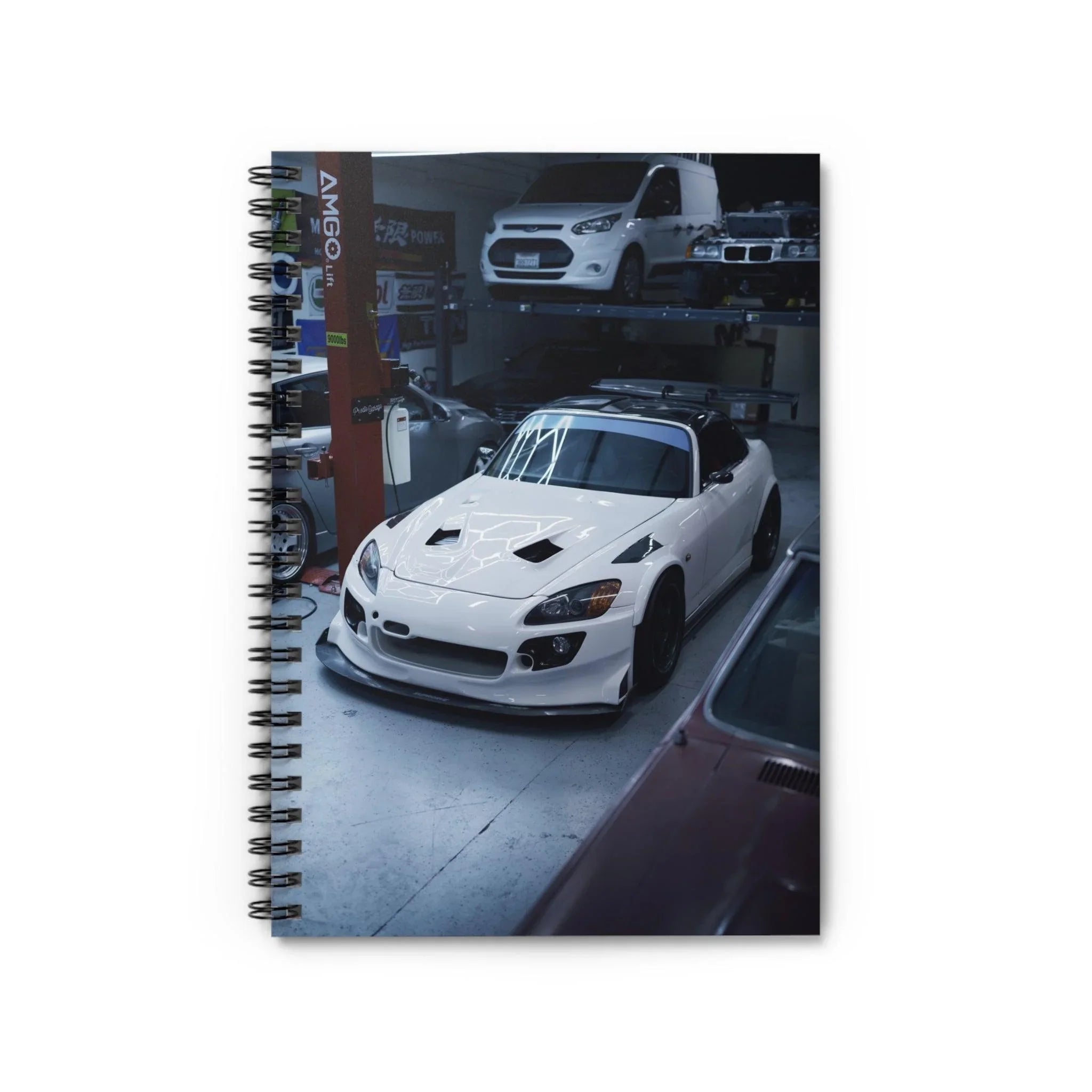 Honda S2000 Automotive Spiral Notebook #027 - Throttle Designs