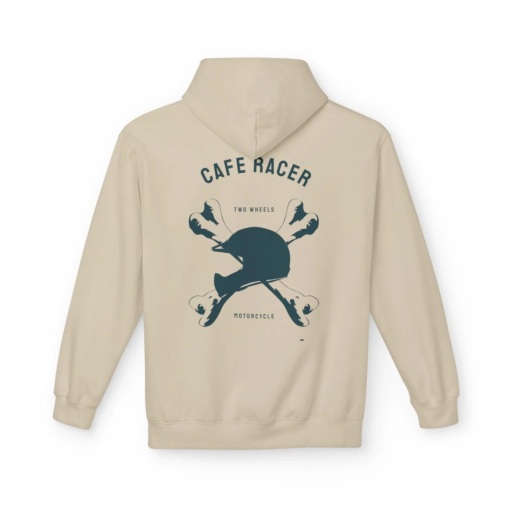 Ultimate Cafe Racer Fleece Hoodie - Embrace the Ride with "Never Stop Riding" Design