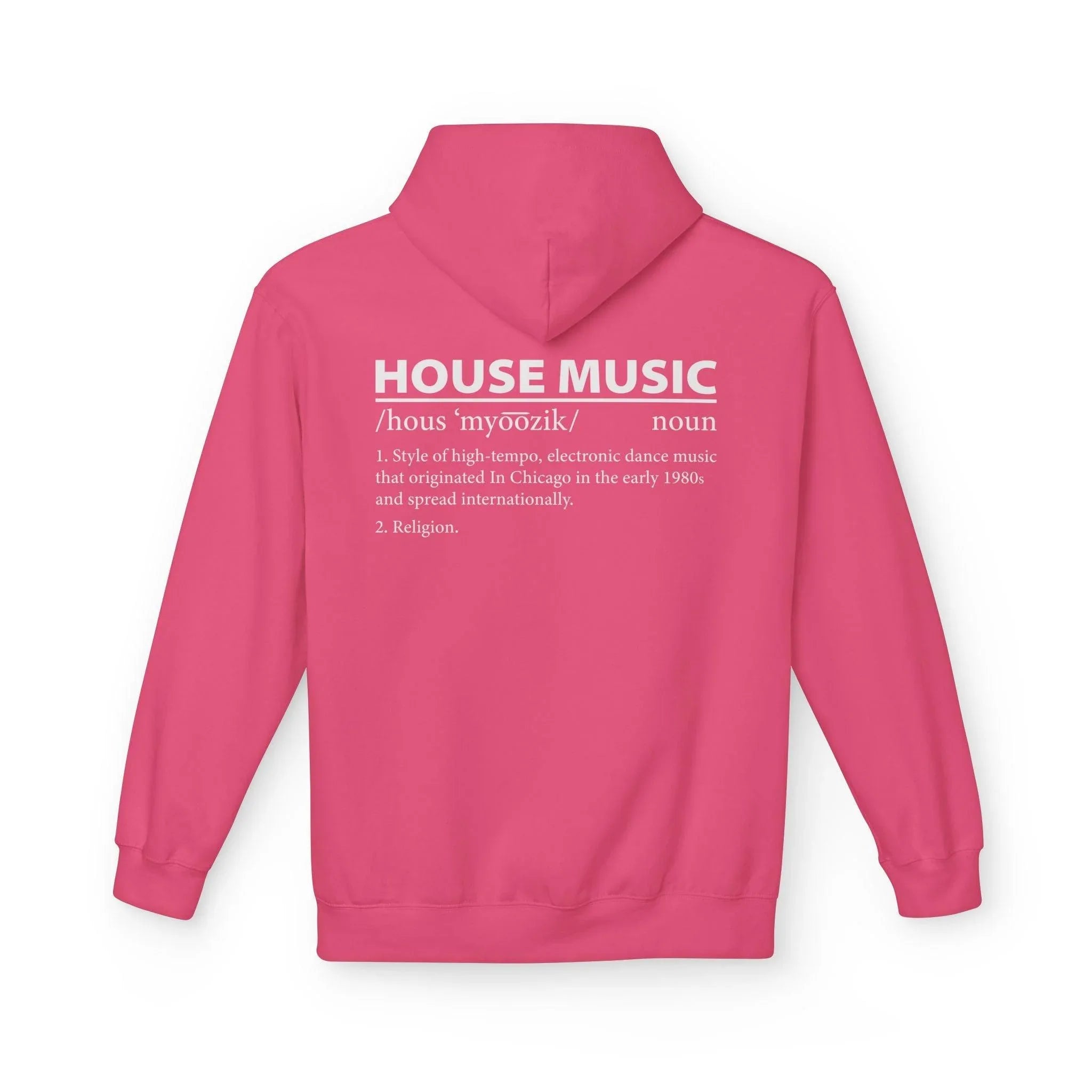 Ultimate House Music Fleece Hoodie for Comfort and Style