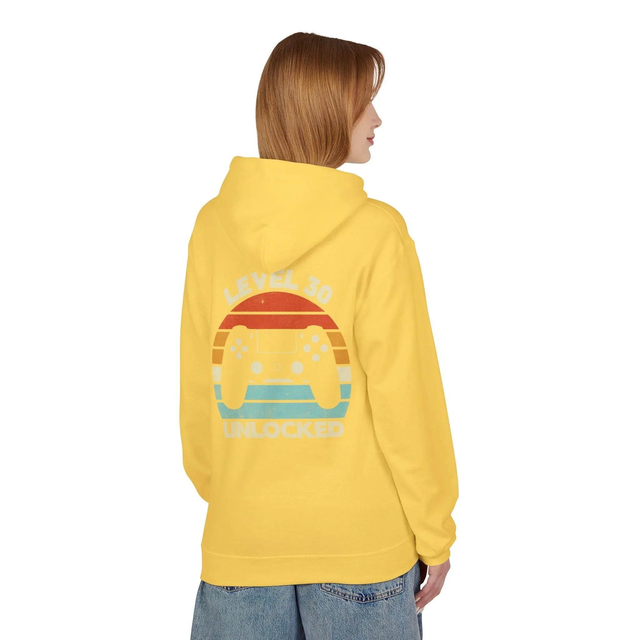 Level Up Your Style: Retro Gaming Fleece Hoodie with Comfort and Charm