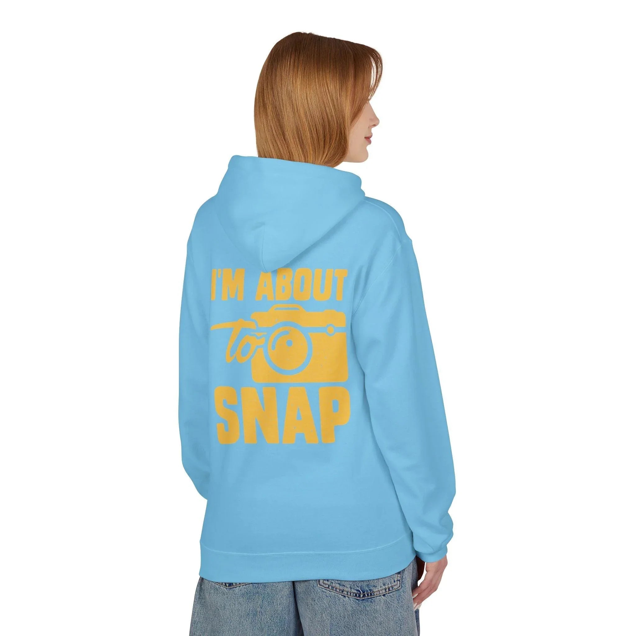"I'm About to Snap" Exclusive Fleece Hoodie for Passionate Photographers