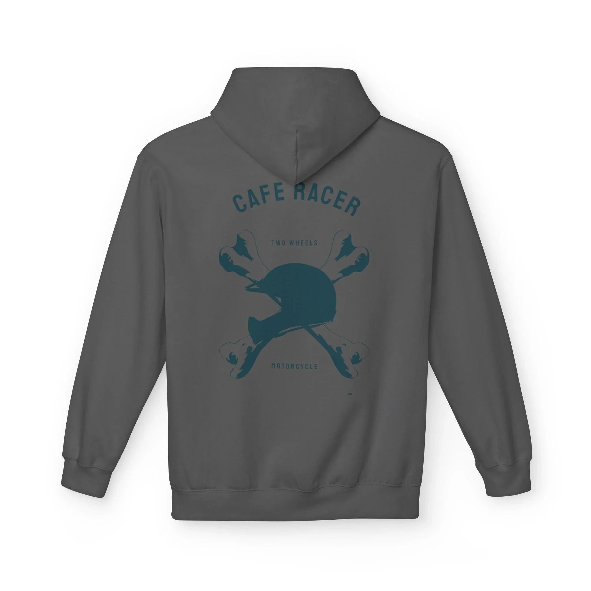 Ultimate Cafe Racer Fleece Hoodie - Embrace the Ride with "Never Stop Riding" Design