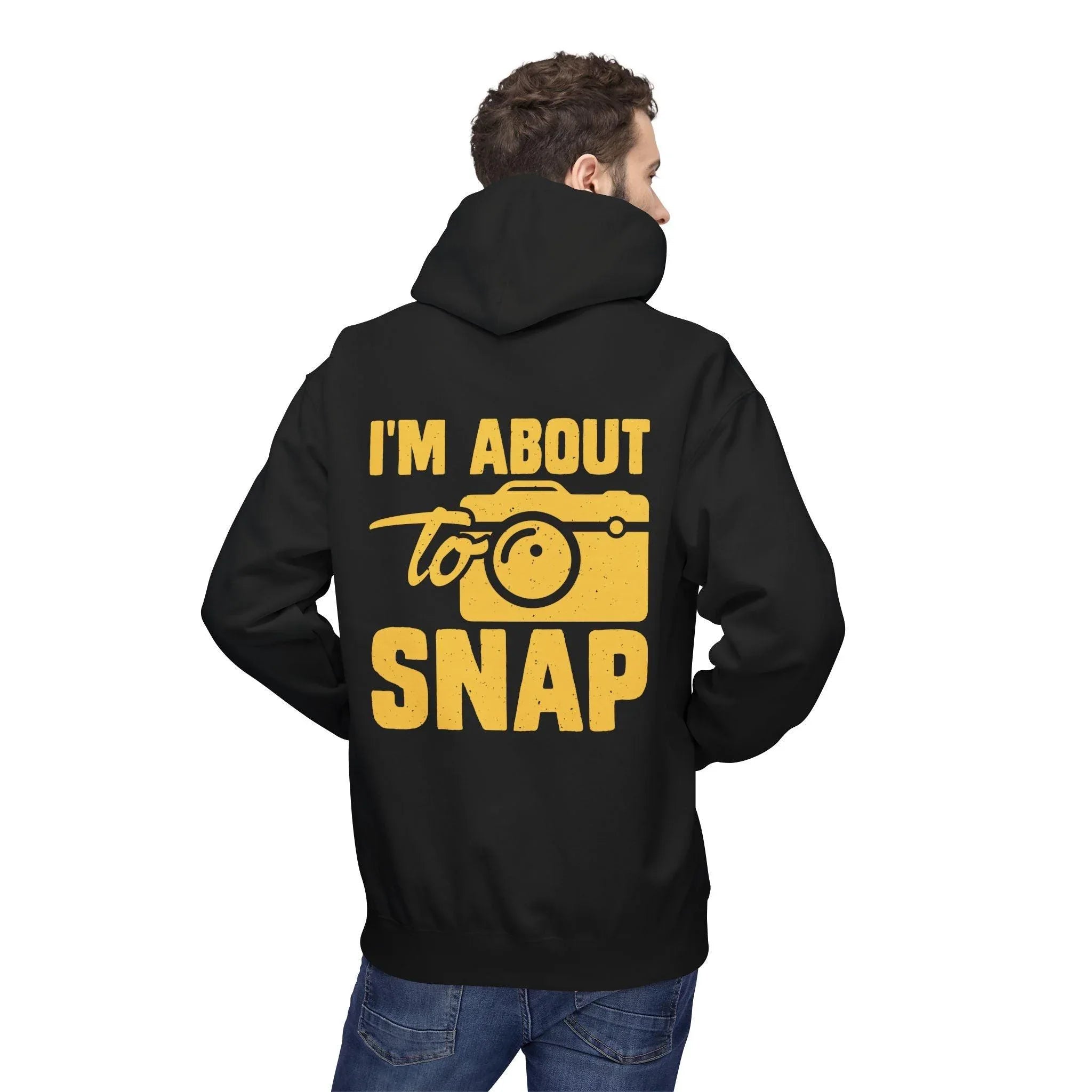 "I'm About to Snap" Exclusive Fleece Hoodie for Passionate Photographers