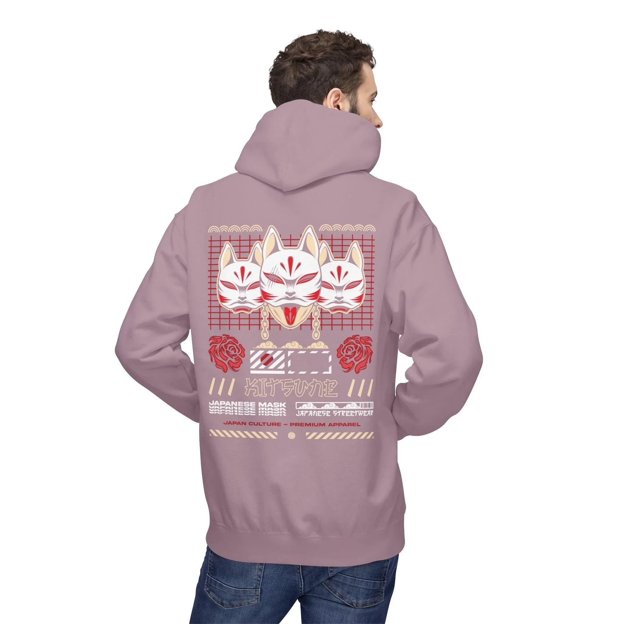 Ultimate Kitsune Japanese Streetwear Fleece Hoodie for Comfort and Style