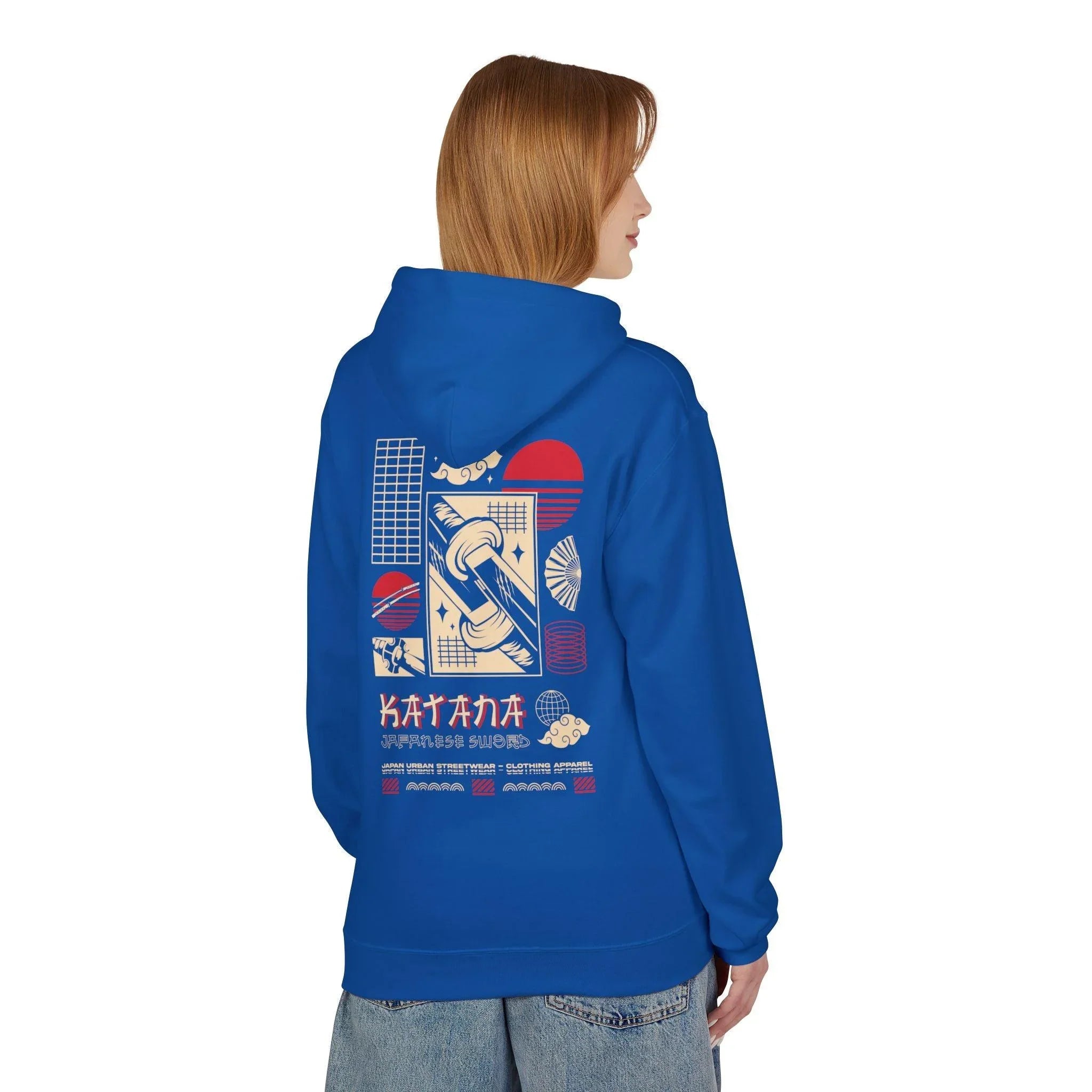 Ultimate "Katana" Japanese Fleece Hoodie for Stylish Streetwear Enthusiasts