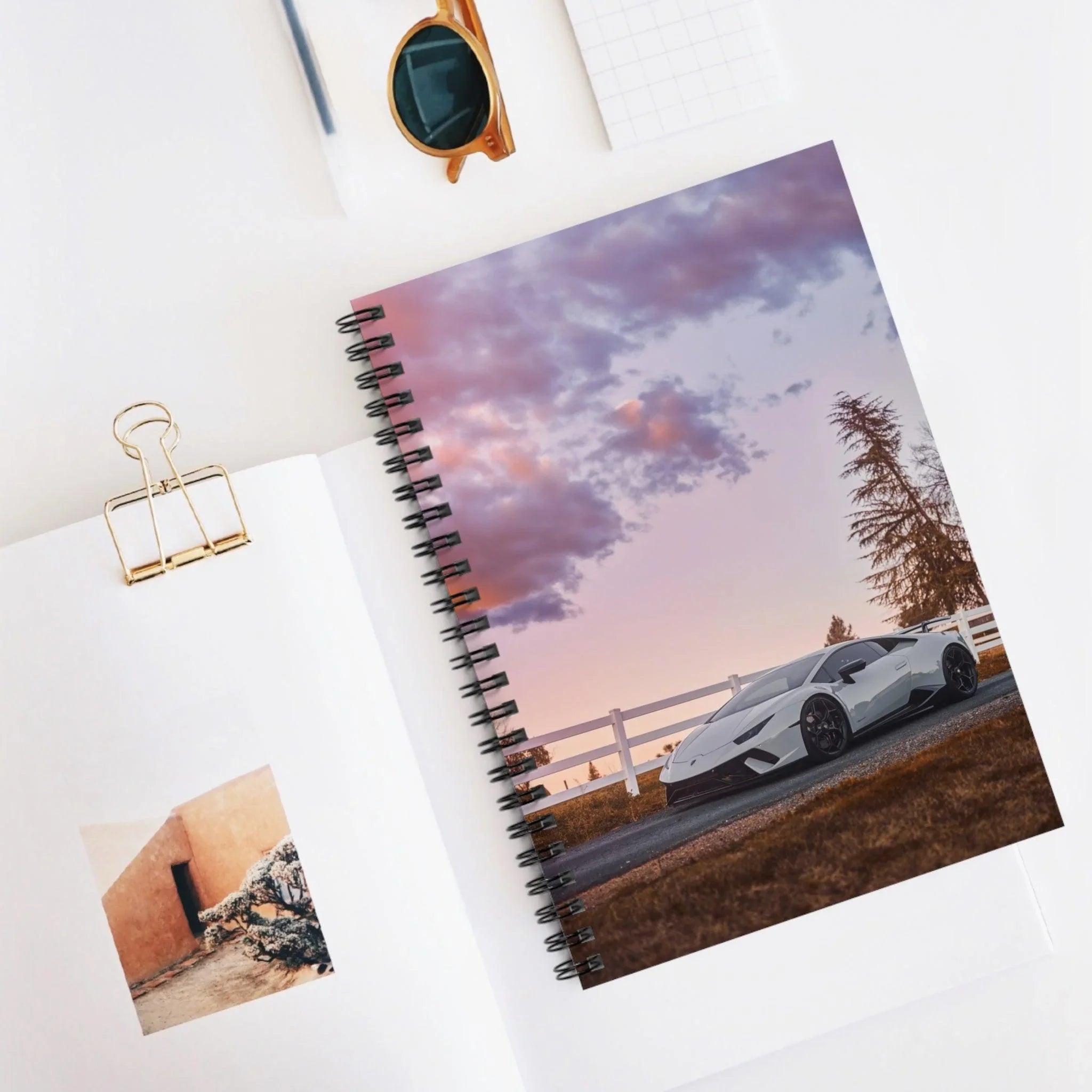 Lamborghini Huracan Automotive Spiral Notebook #044 - Throttle Designs