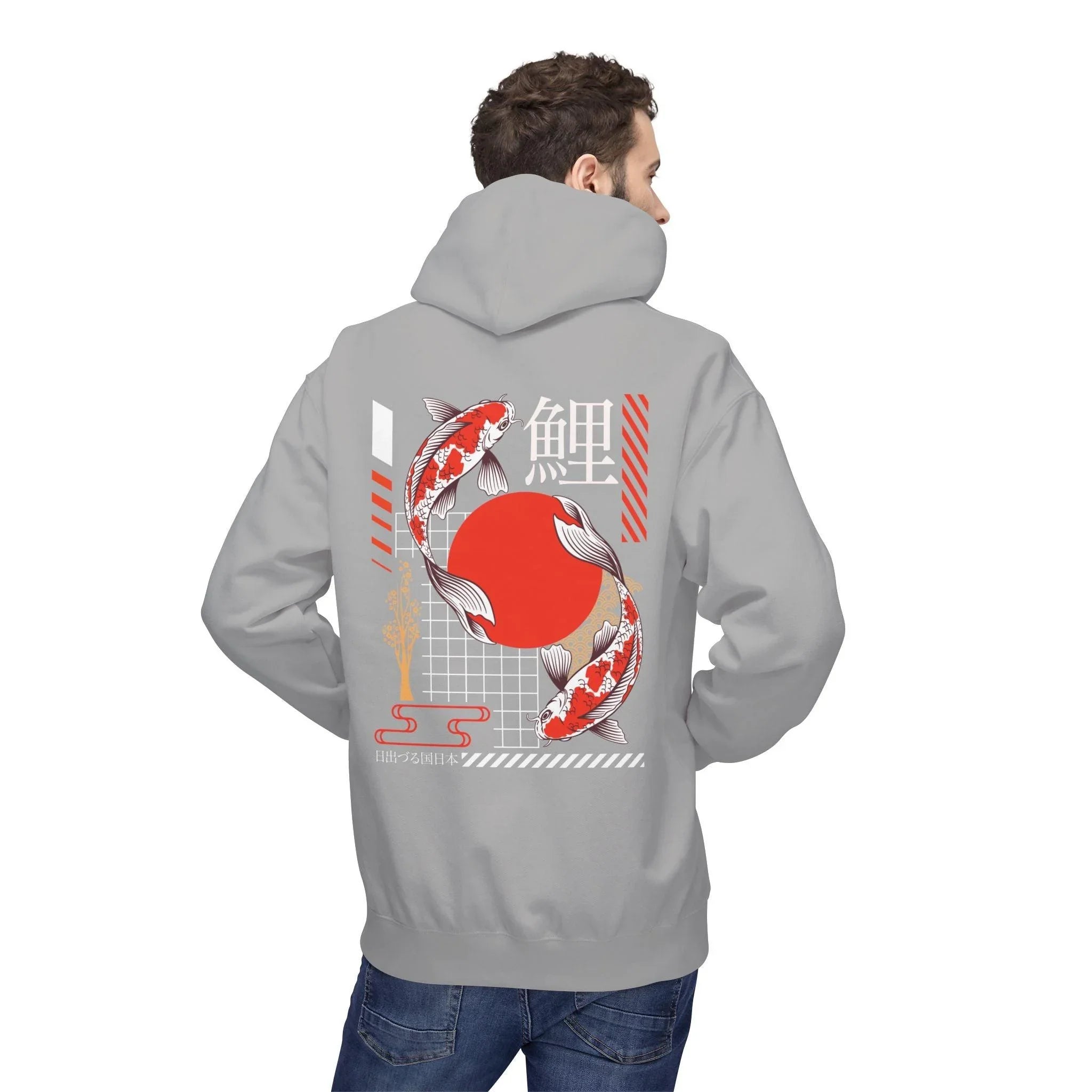 Koi Fish Streetwear Fleece Hoodie - Ultimate Comfort Meets Stylish Design