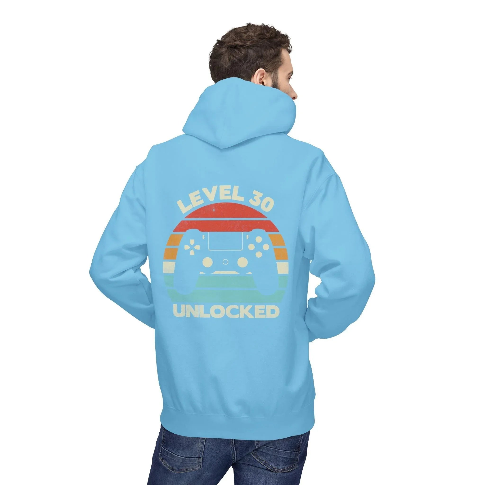 Level Up Your Style: Retro Gaming Fleece Hoodie with Comfort and Charm